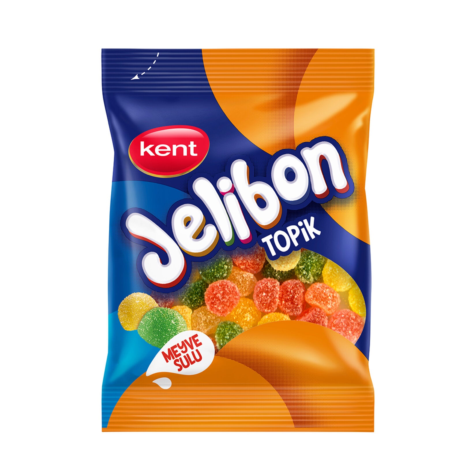 Bring a burst of fruity fun to your snack time with Jelibon Topik Fruit Juice Soft Candy.