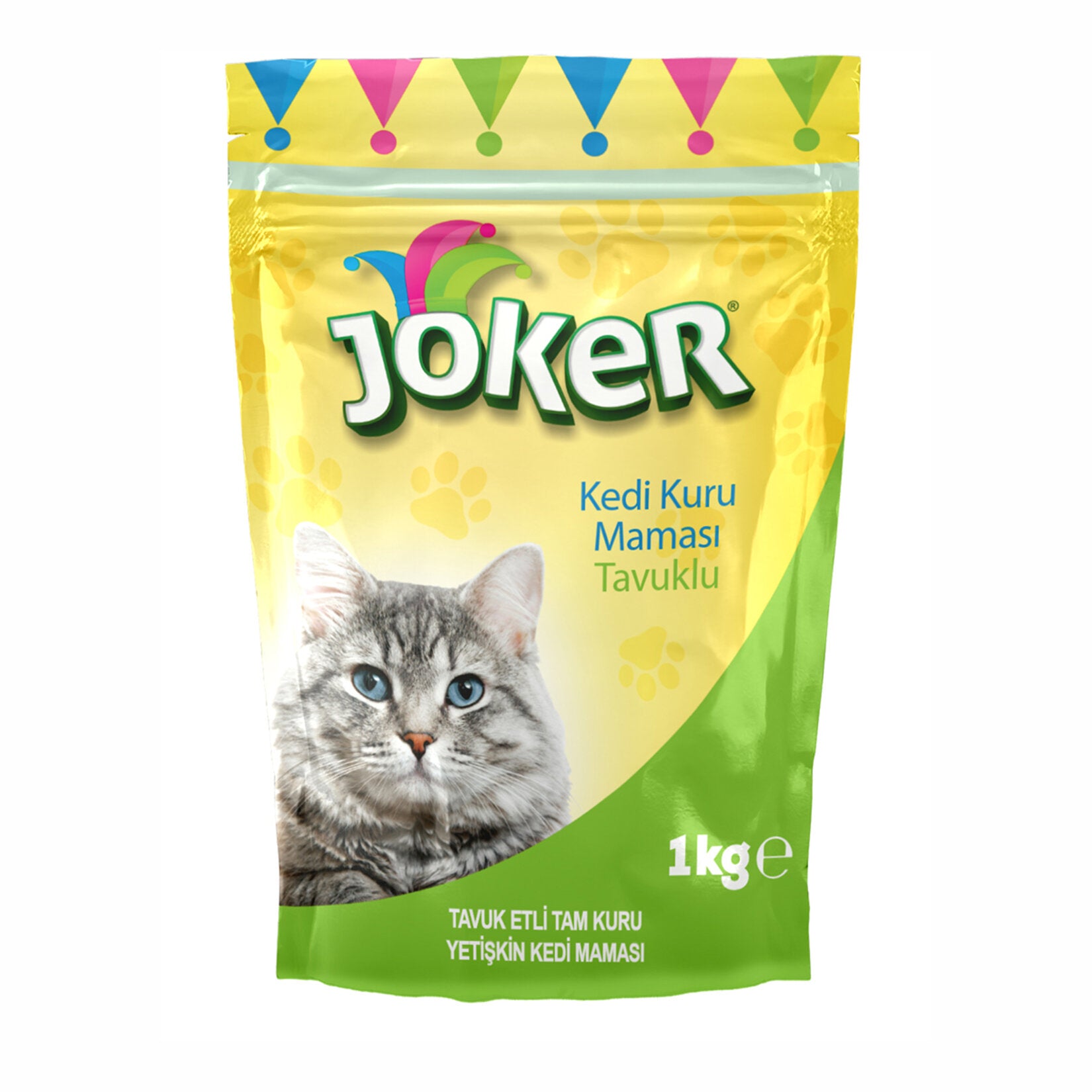 Joker Chicken Dry Adult Cat Food is a complete and balanced dry formula developed for the daily nutritional needs of adult cats.