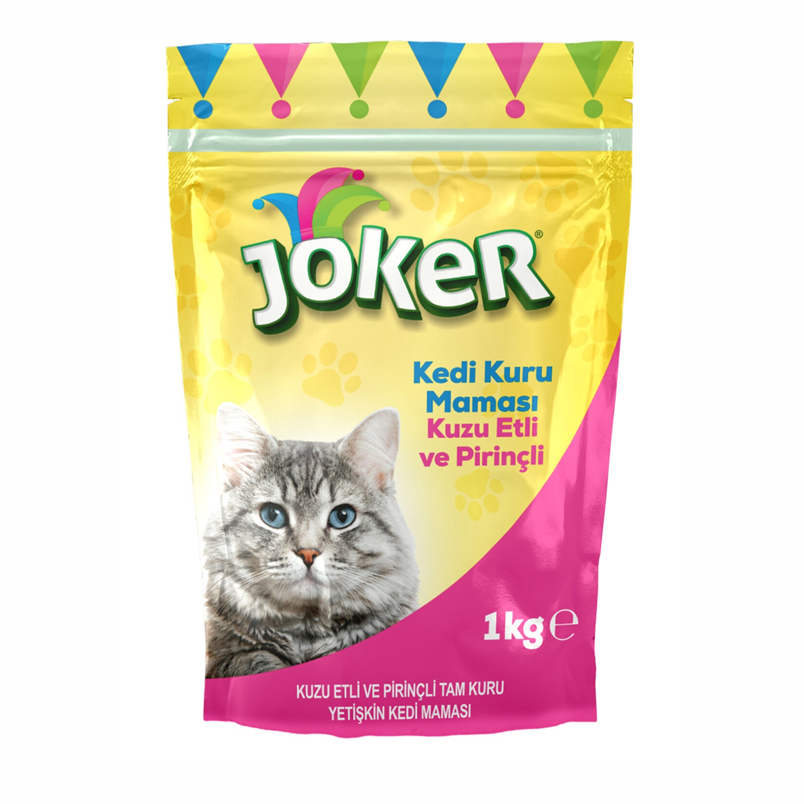 Joker Lamb & Rice Dry Adult Cat Food is a complete and balanced daily nutrition formula developed for adult cats.