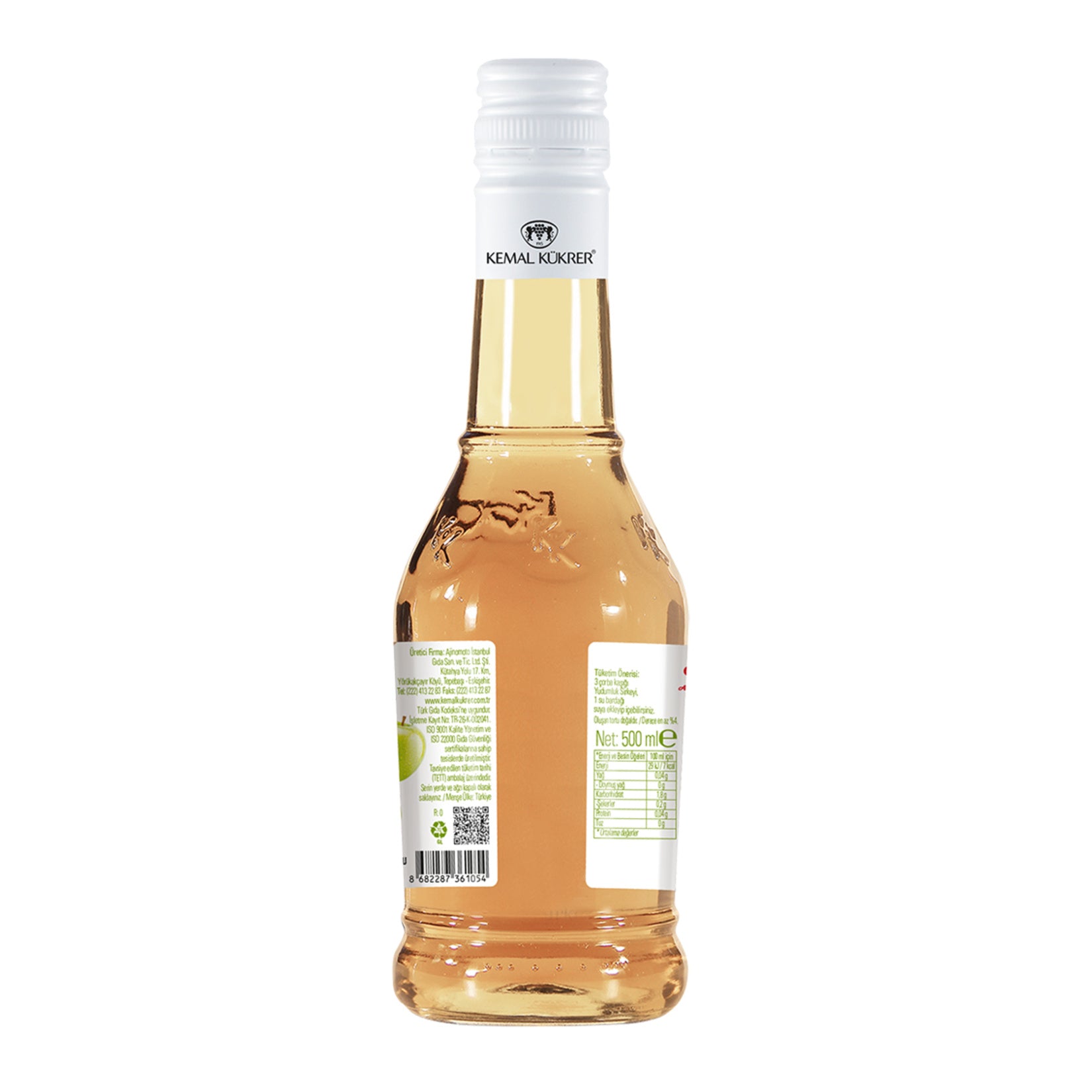 Kemal Kükrer Yudumluk Sandoloz Sakızlı Elma Sirkesi brings together traditionally fermented apple vinegar and the distinctive aroma of sandaloz (mastic) resin.