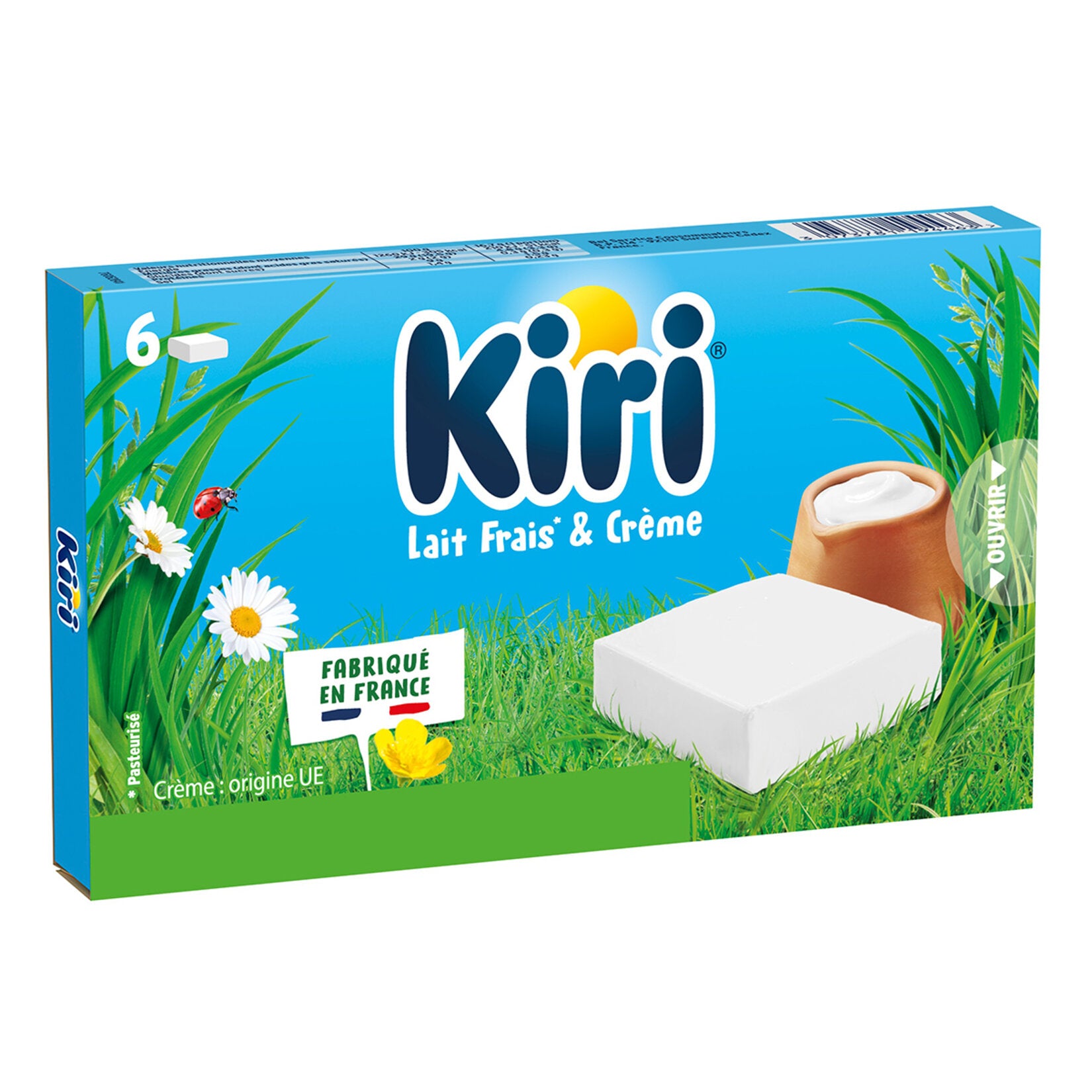Kiri Full Fat Fresh Cheese Triangles are smooth, creamy, and perfectly portioned for everyday enjoyment.