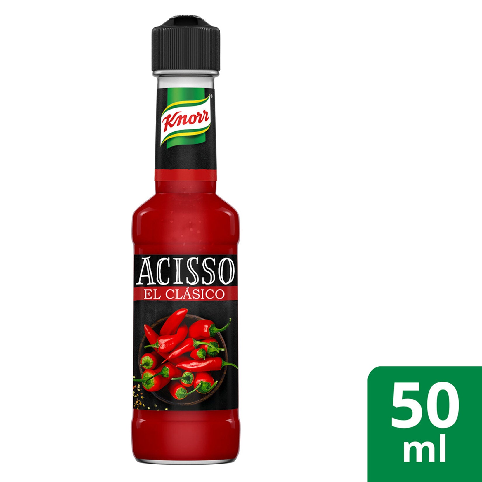 Add bold heat to your favorite meals with Knorr Acisso Hot Pepper Sauce.
