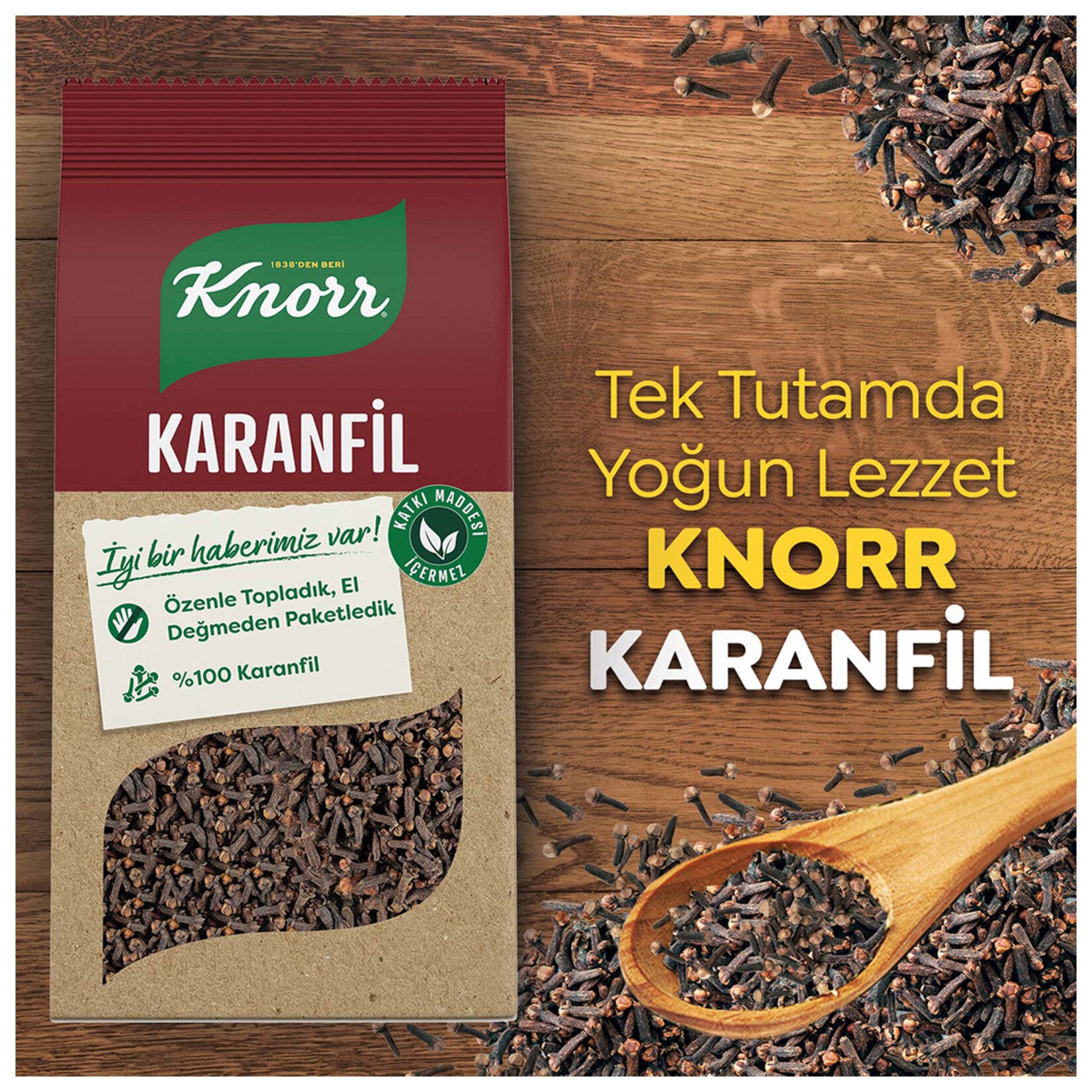 Add warm, aromatic depth to your recipes with Knorr Cloves, a classic whole spice widely used in both sweet and savory dishes.