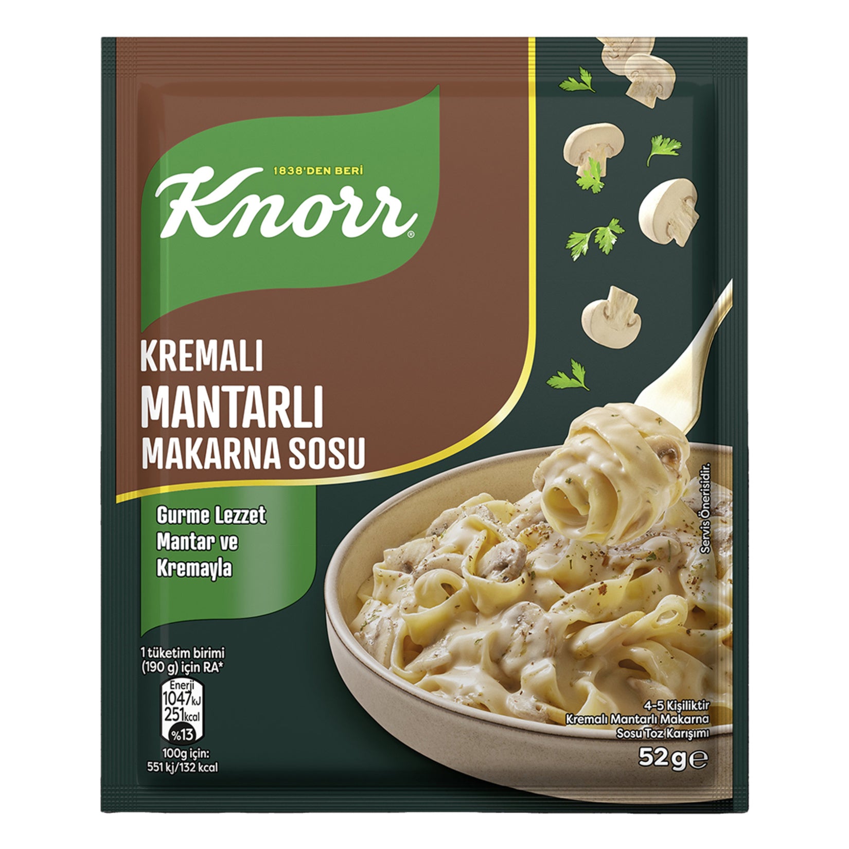 Knorr Creamy Mushroom Pasta Sauce is a practical and flavorful way to prepare a rich, creamy pasta dish in minutes.