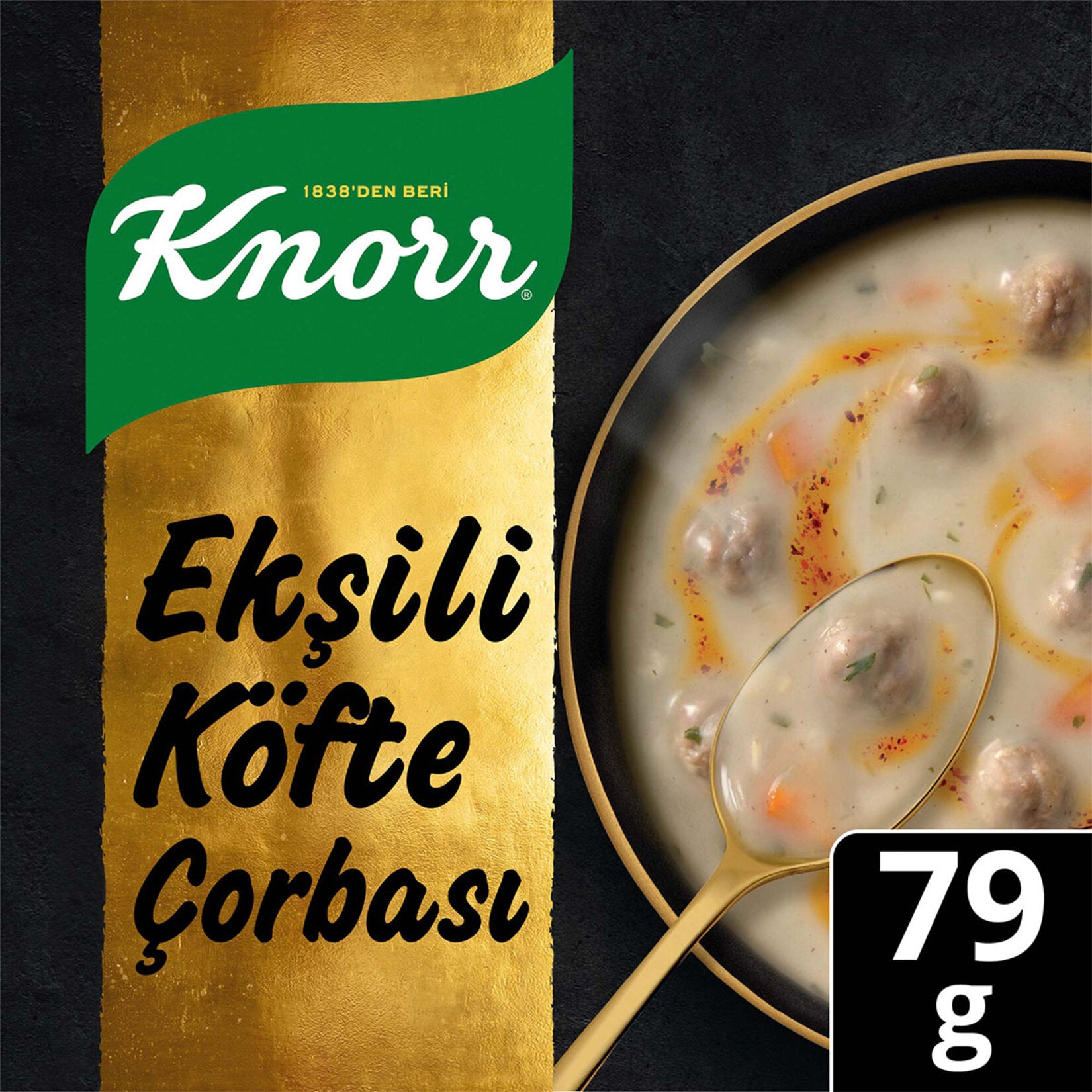 Knorr Gurme Eksili Kofte Soup brings the comforting taste of a classic Turkish home-style dish to your kitchen in minutes.