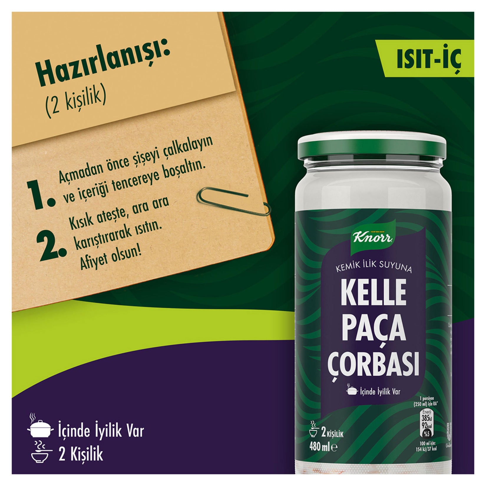 Knorr Kelle Paca Soup with Bone Marrow Broth brings one of Türkiye’s most traditional and hearty recipes straight to your table.