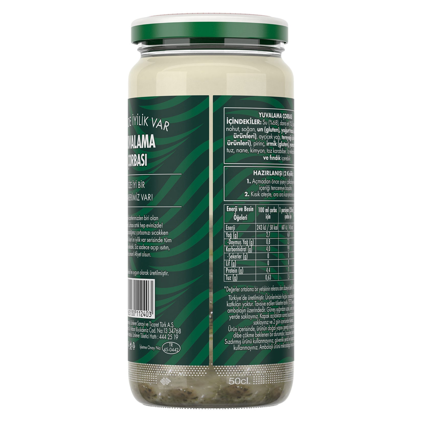Knorr Yuvalama Soup brings the comforting flavors of traditional Turkish cuisine to your table in a convenient ready-to-enjoy format.
