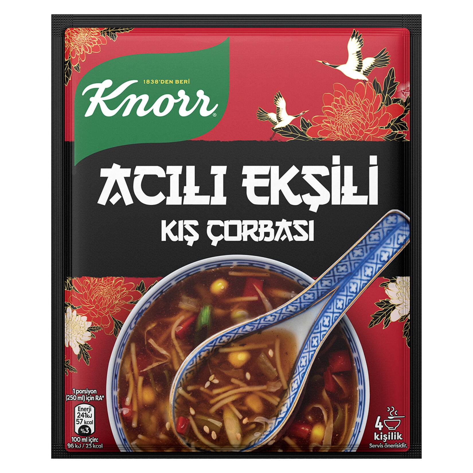 Knorr Acili Eksili Kis Corbasi is a bold and comforting Turkish winter soup that brings together spicy and tangy flavors in one satisfying bowl.
