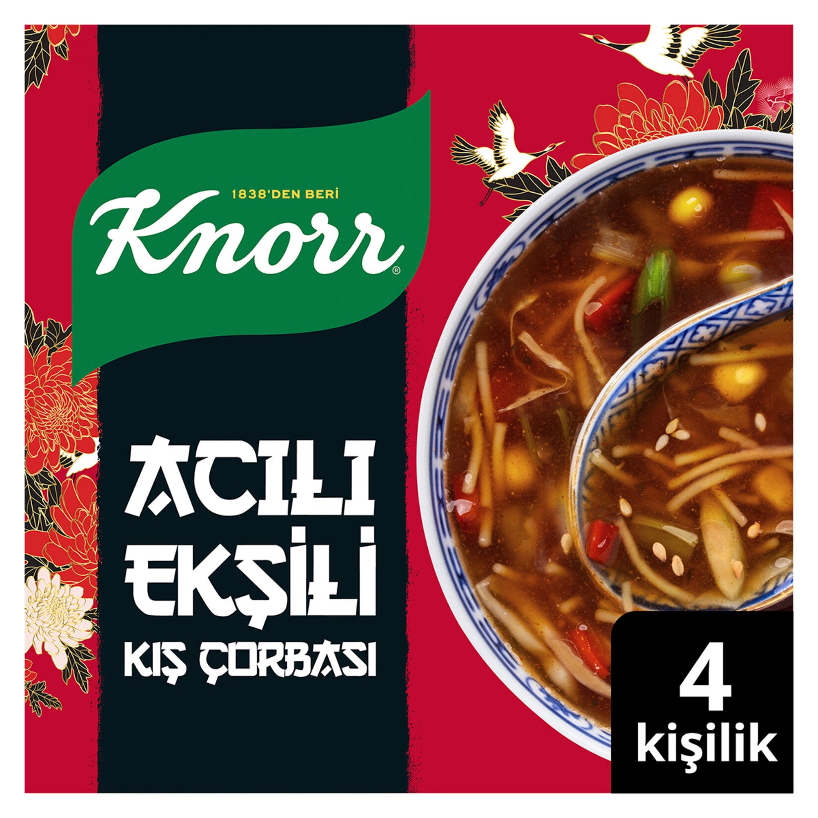 Knorr Acili Eksili Kis Corbasi is a bold and comforting Turkish winter soup that brings together spicy and tangy flavors in one satisfying bowl.