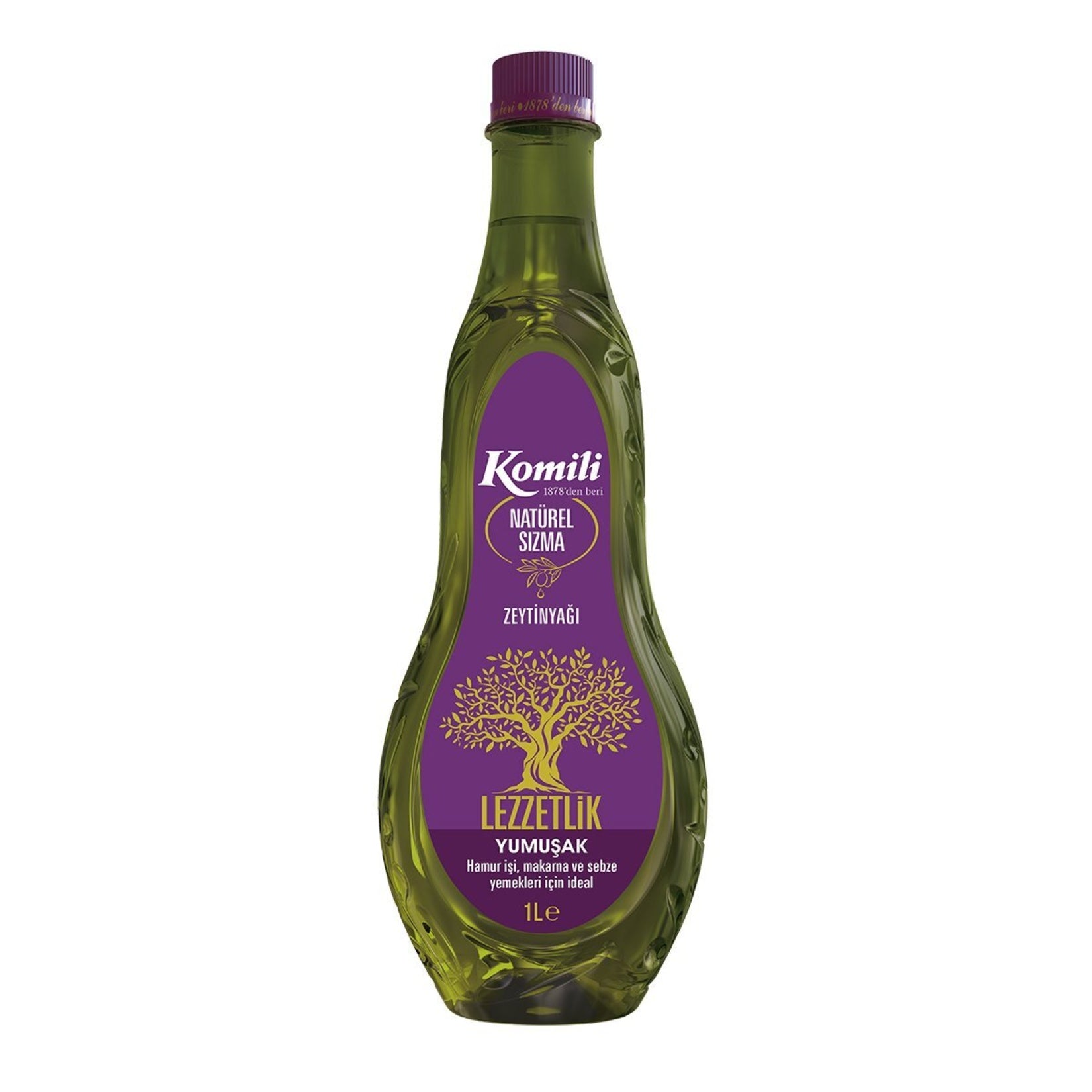 Experience the rich, smooth taste of Komili Lezzetlik Soft Extra Virgin Olive Oil, crafted in Türkiye with premium-quality olives.