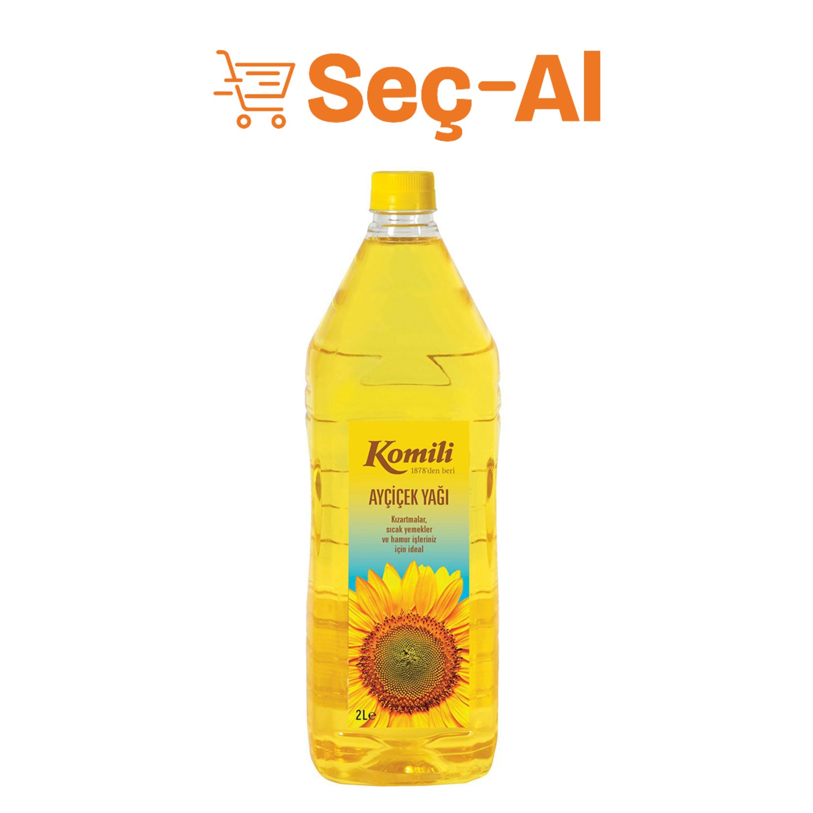 Komili Sunflower Oil is a staple in Turkish kitchens, known for its light taste and versatility.