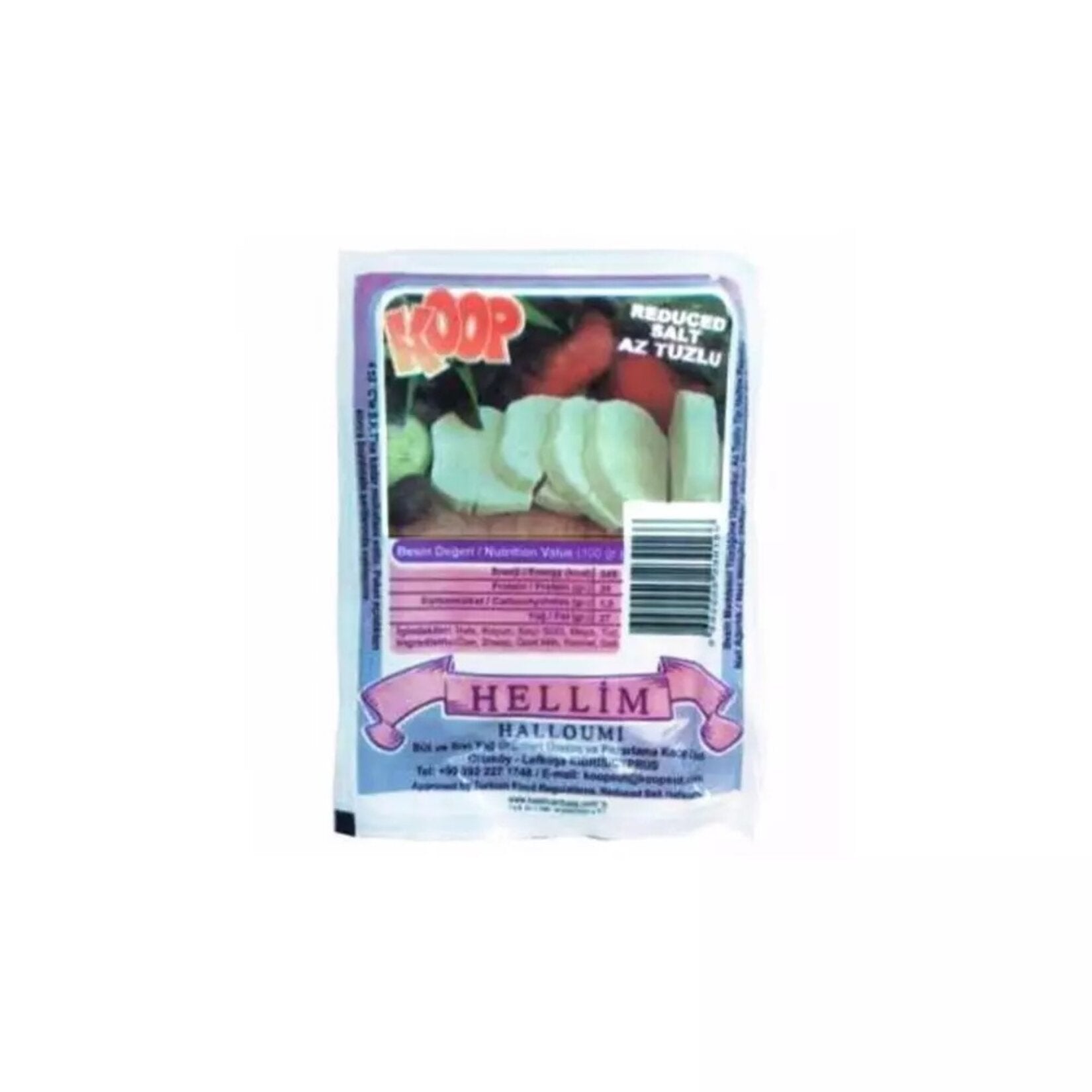 Koop Reduced Salt Hellim Cheese brings the rich, traditional taste of Mediterranean-style grilling cheese with a lighter salt profile.