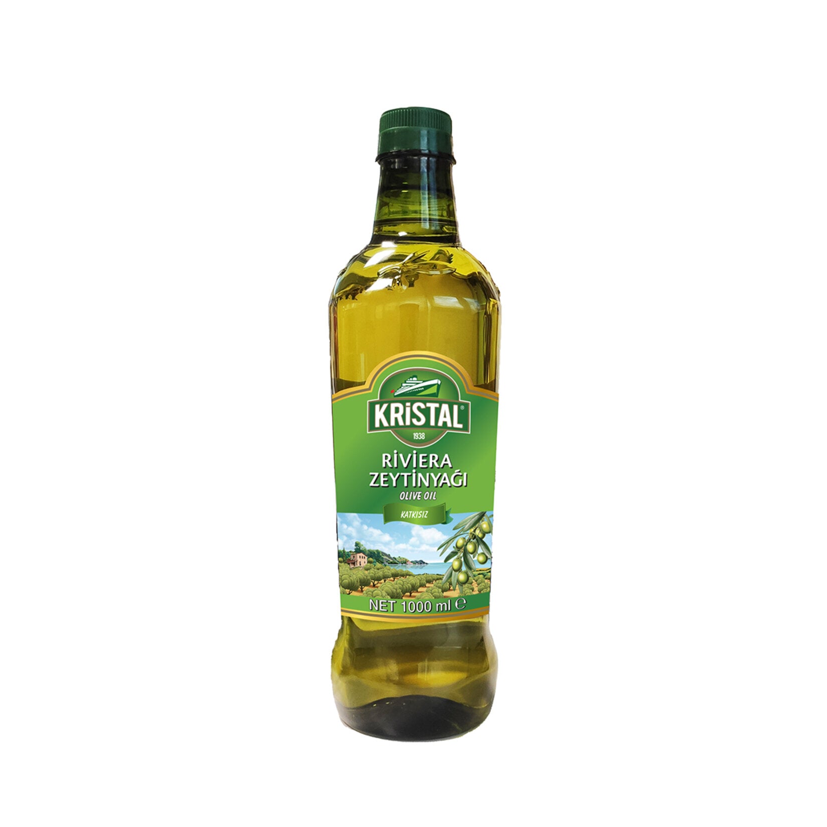 Experience the rich flavor and smooth texture of Kristal Riviera Olive Oil, a premium blend crafted in Türkiye.