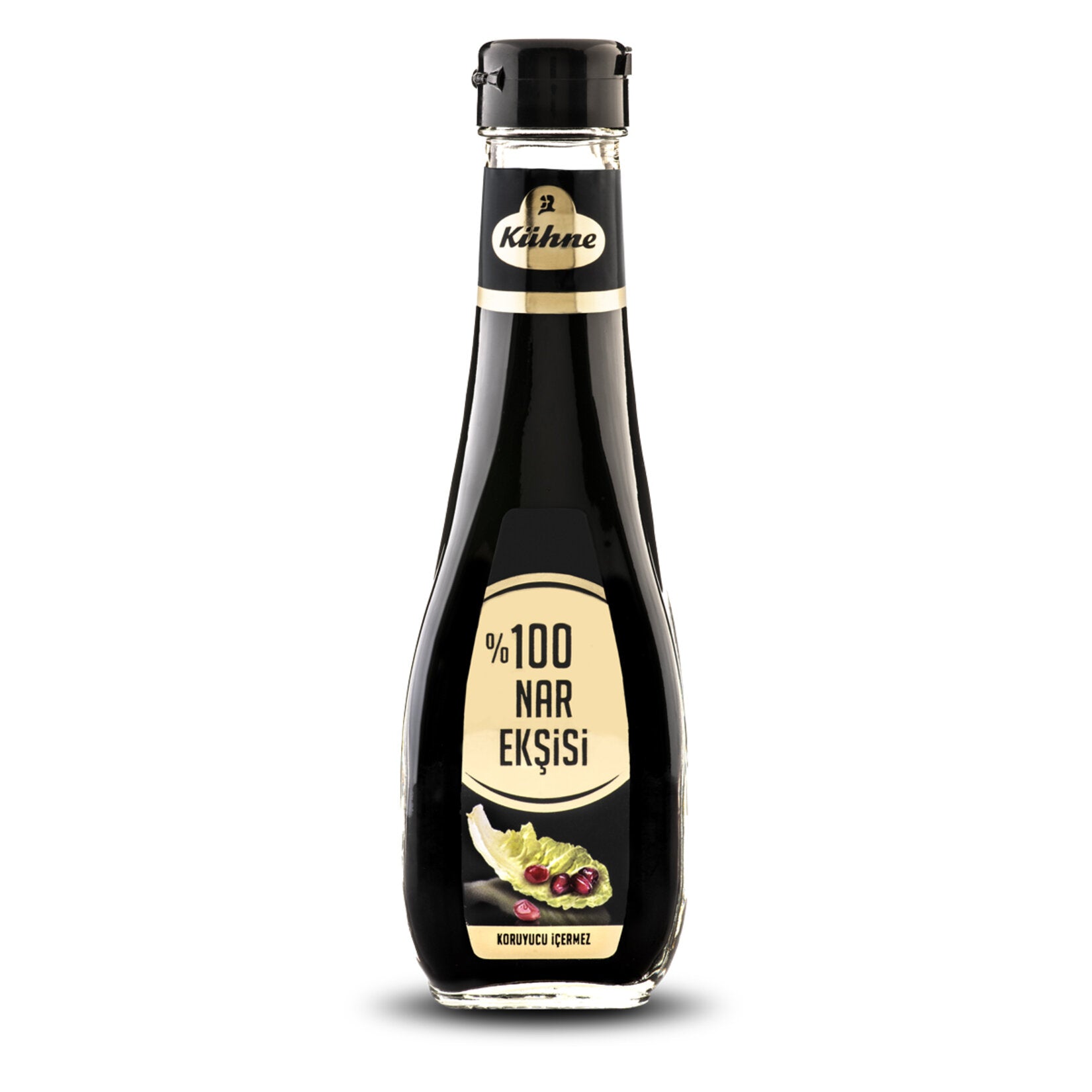 Kühne 100% Pomegranate Molasses is made from concentrated pomegranate juice, delivering a bold, tangy-sweet flavor that enhances both savory and sweet recipes.