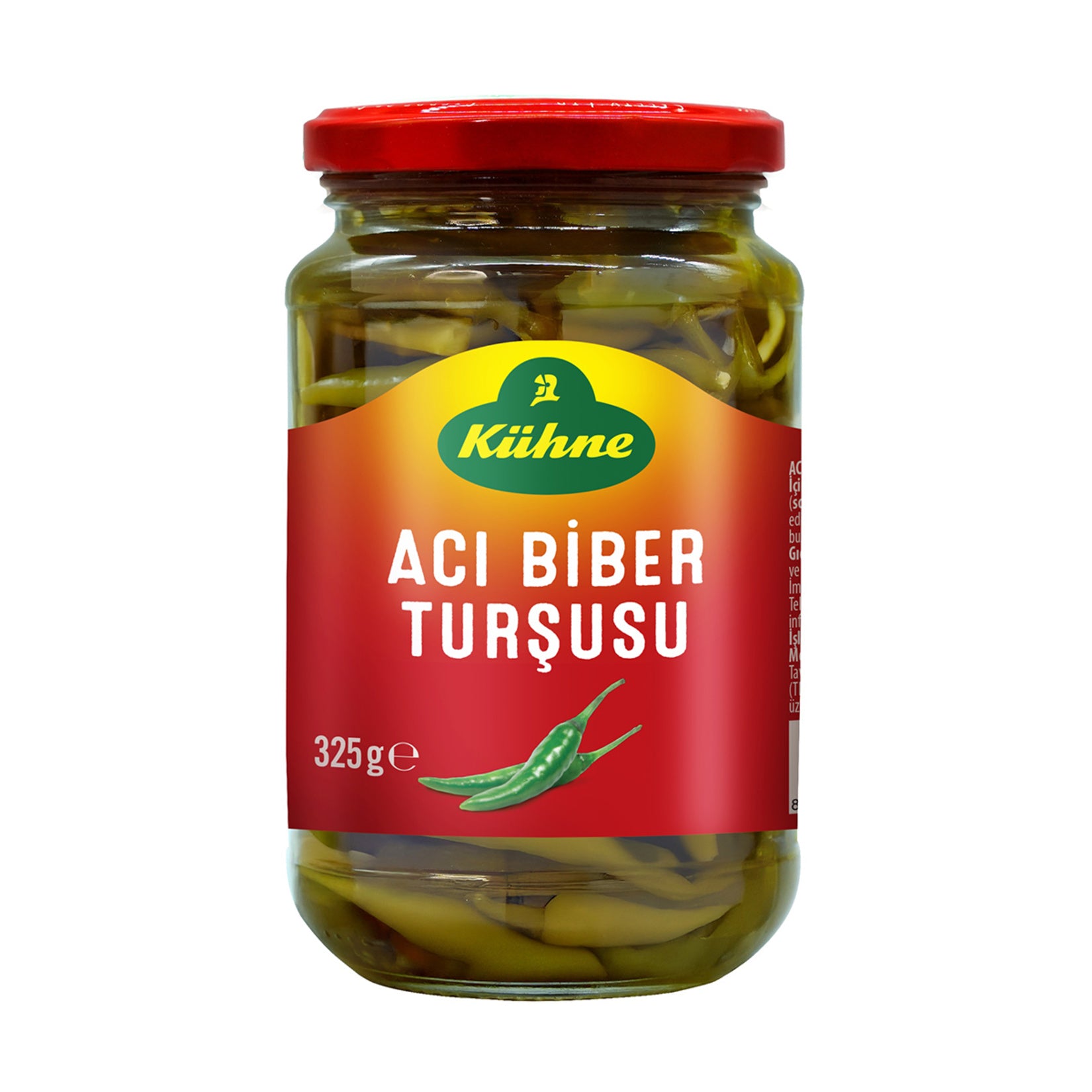 Kühne Acı Biber Turşusu brings bold heat and crisp texture to your table.
