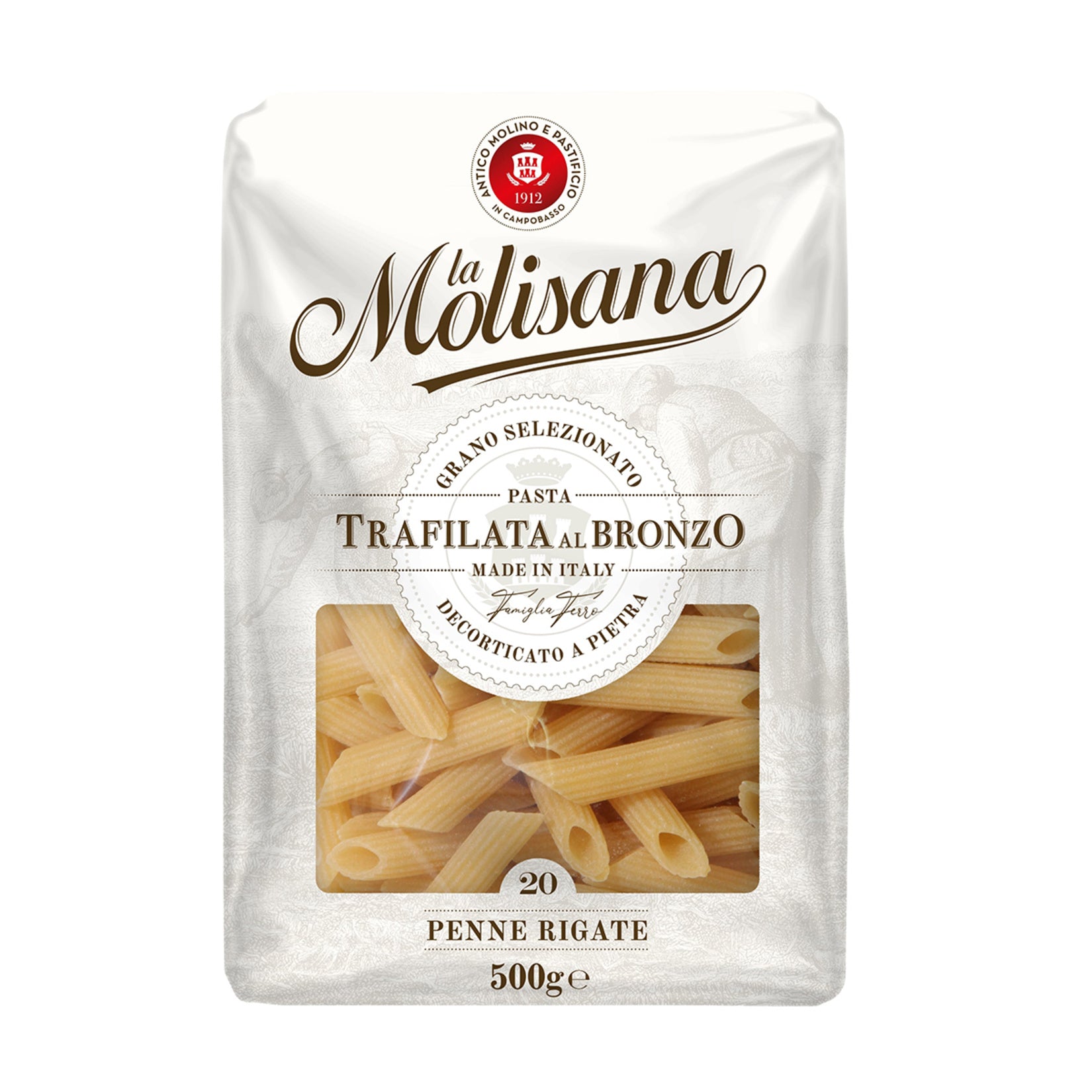 La Molisana Penne N20 Pasta brings the rich tradition of Italian pasta-making to your kitchen.