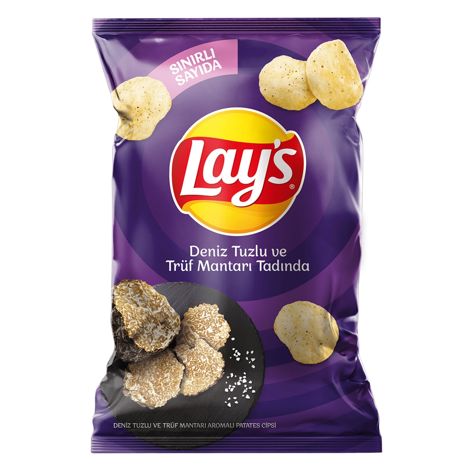 Lay's Sea Salt & Truffle Flavored Potato Chips bring a gourmet twist to your everyday snack time.
