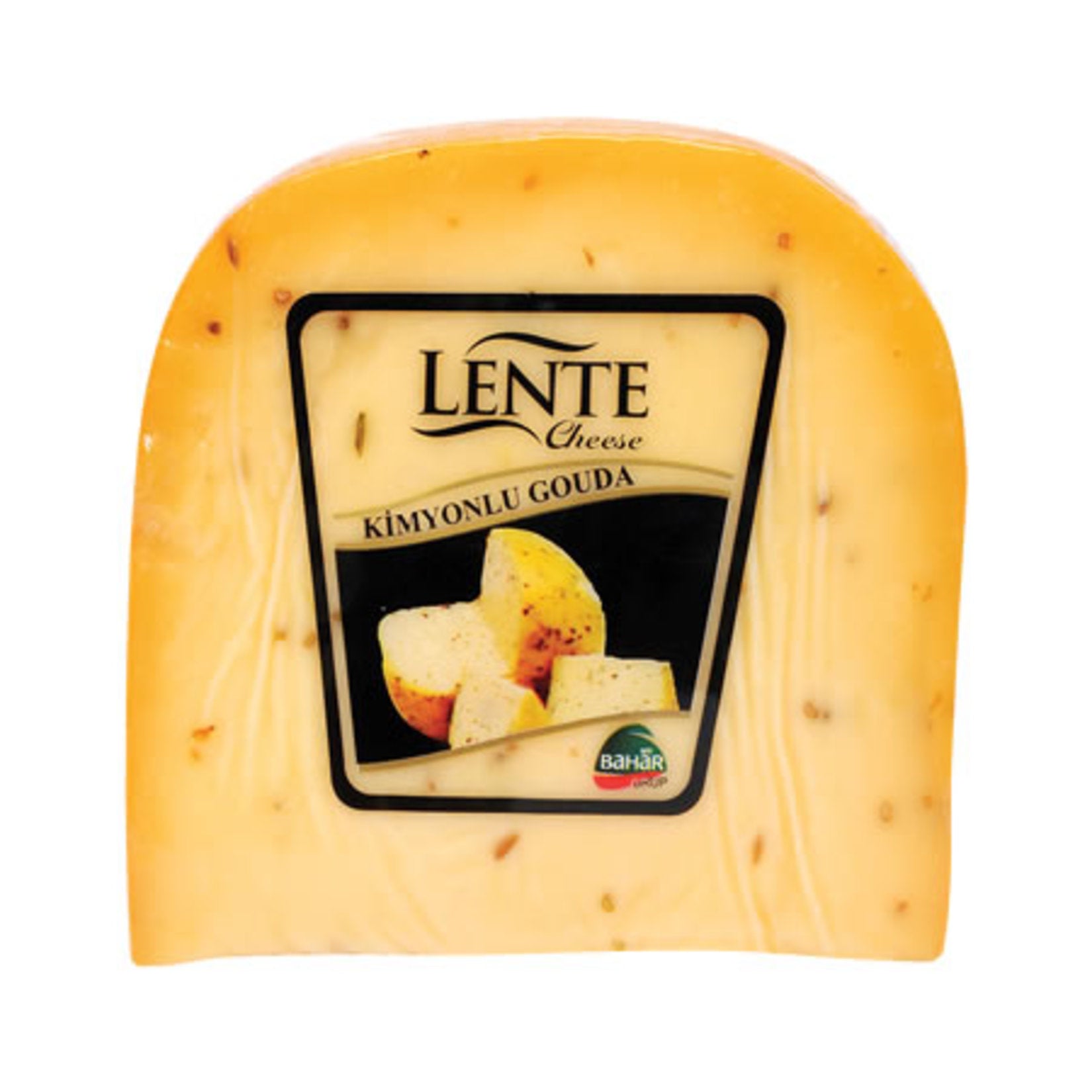 Lente Gouda with Cumin Cheese brings a flavorful twist to classic Dutch-style Gouda by blending it with aromatic cumin seeds.