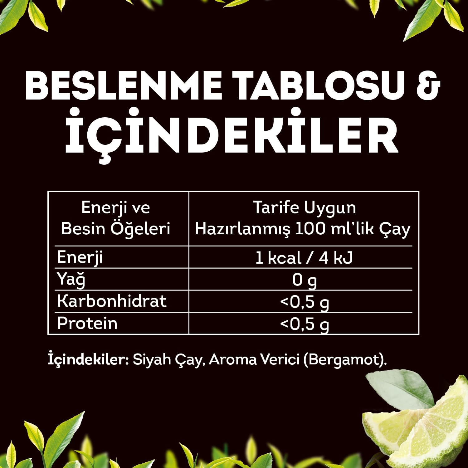 Lipton Earl Grey Bergamot Scented Teabags 100 pcs 320 gr