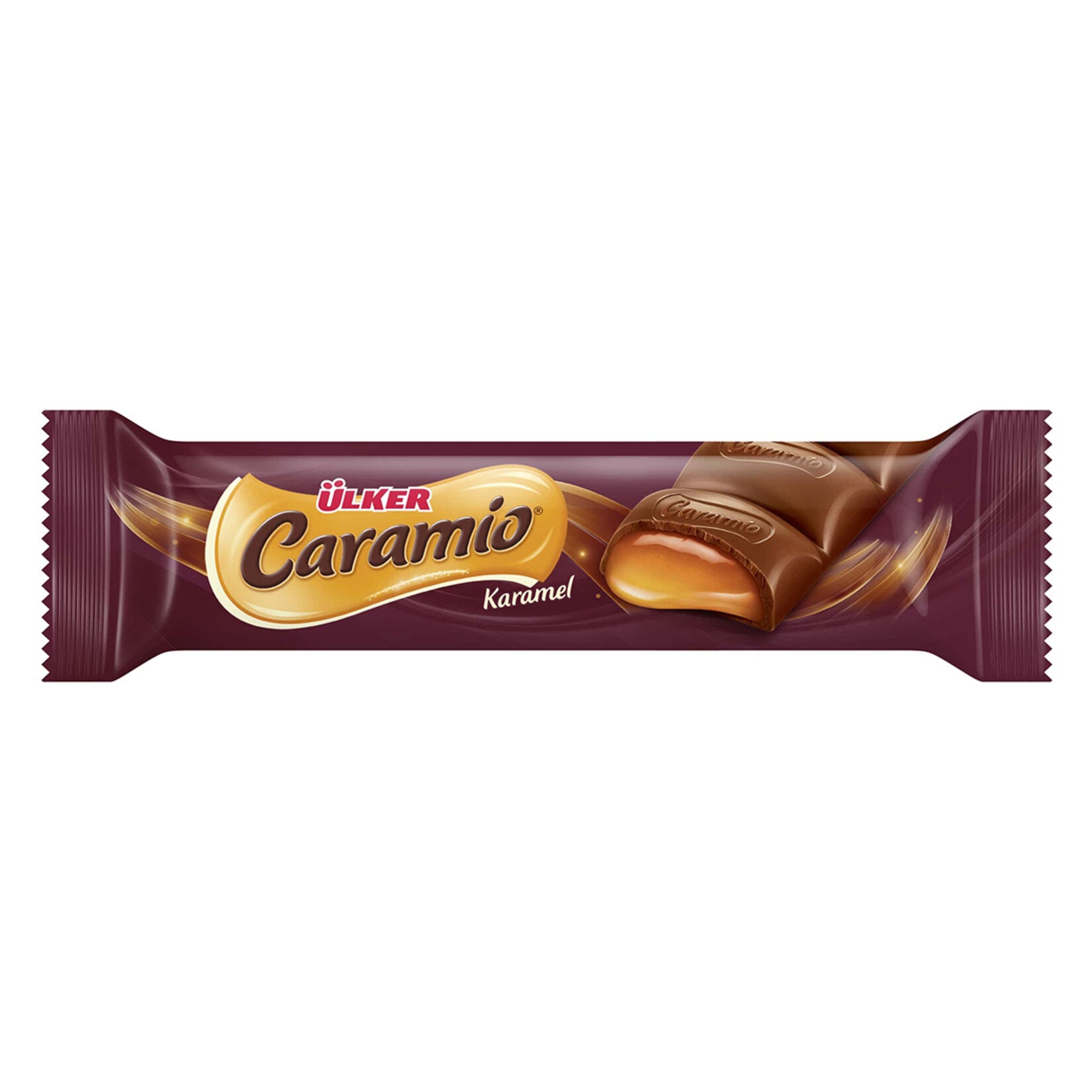Ülker Caramio Caramel Filled Bitter Chocolate 32G
