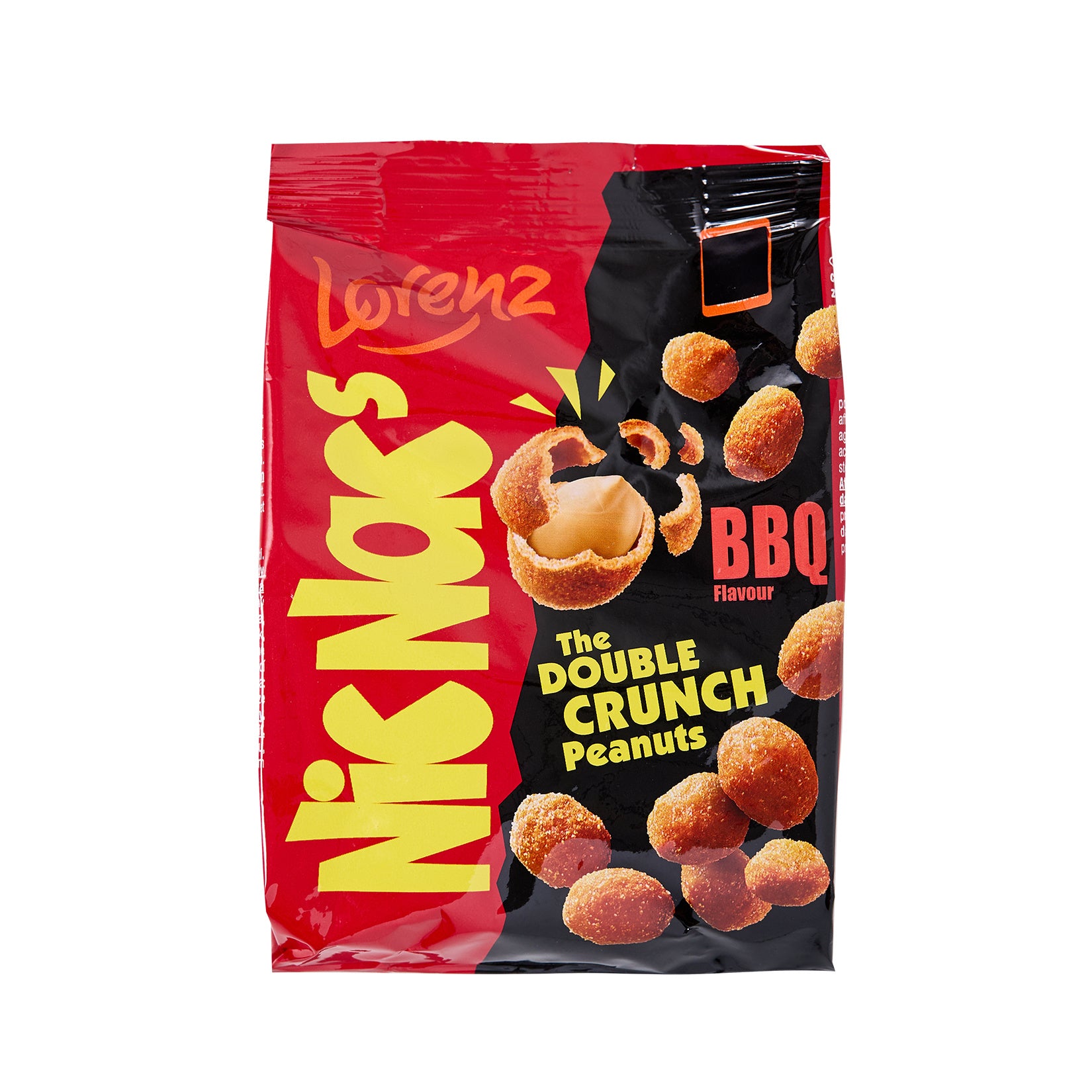 Lorenz Nic Nacs BBQ Peanuts bring bold, smoky barbecue flavor together with a crunchy coated peanut center for a snack that stands out from ordinary nuts.