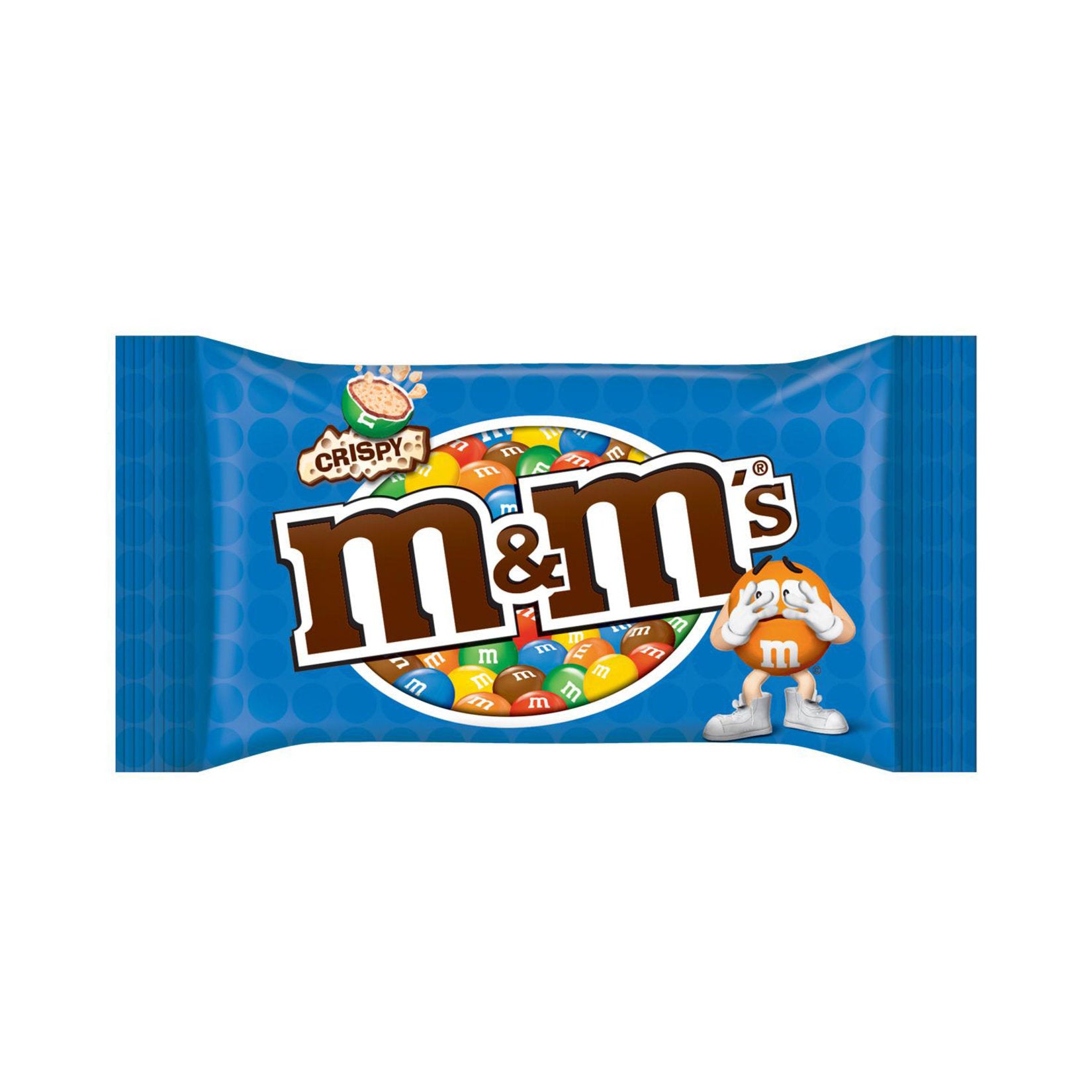 Enjoy the irresistible crunch of M&M's Crispy Chocolate Dragee, a delightful blend of smooth milk chocolate and crispy puffed rice, all coated in M&M's signature colorful candy shell.