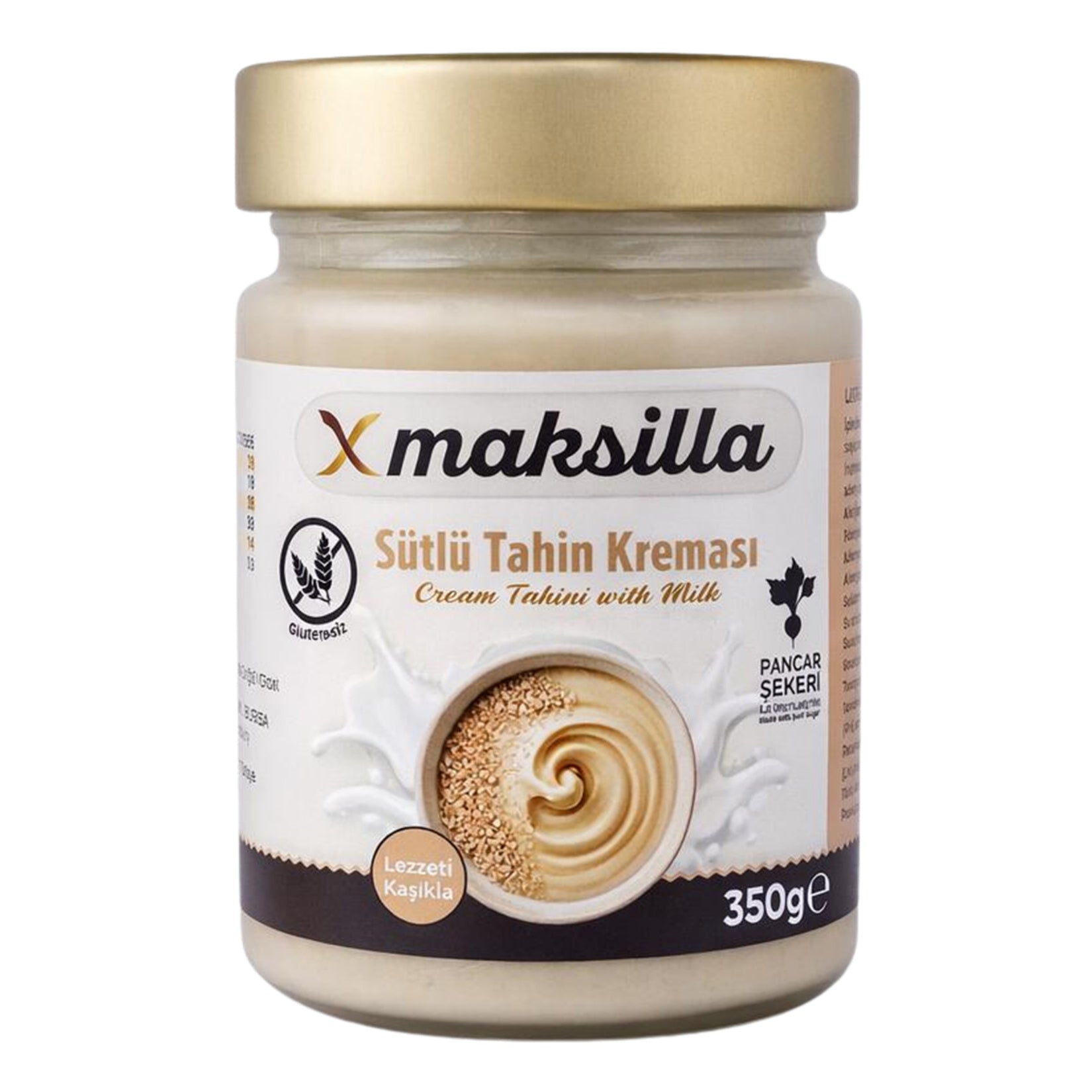 Maksilla Milk Tahini Spread brings together the rich, nutty flavor of premium sesame tahini with the smooth sweetness of milk for a creamy breakfast favorite.