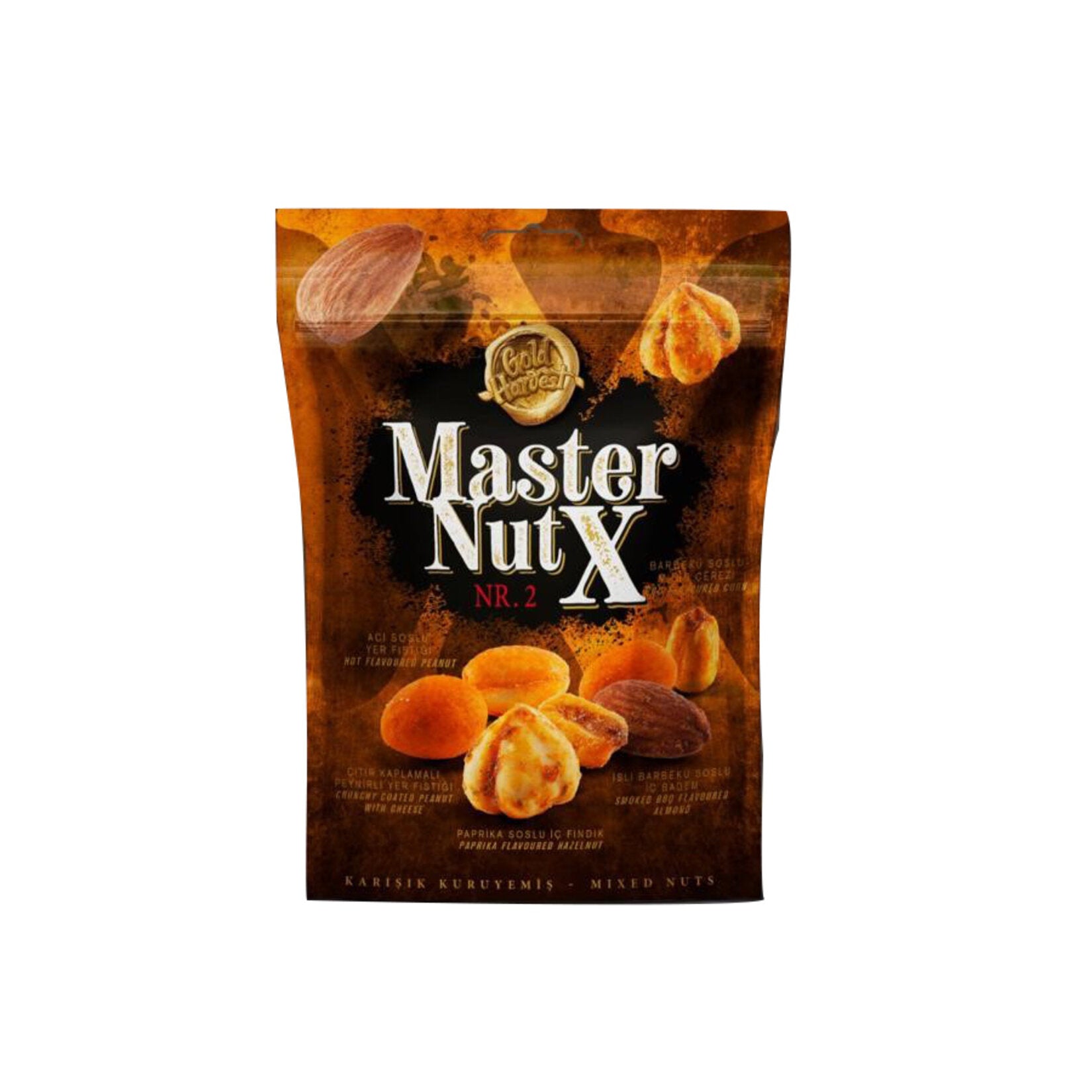 Master Nut X NR2 Mixed Nuts brings together a bold and flavorful selection of crunchy snacks inspired by popular flavors from Türkiye.