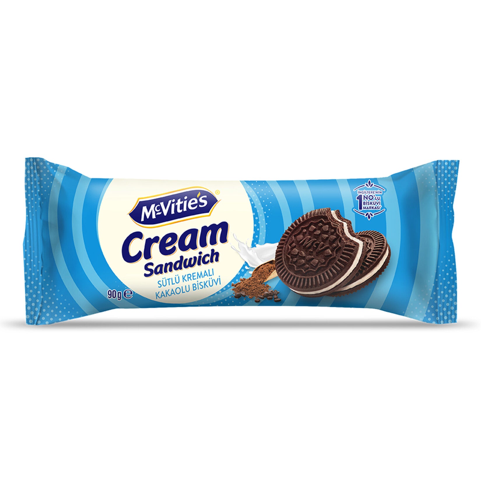 Mcvitie's Milk and Cacao Cream Biscuit combines the beloved crunch of classic biscuits with a rich m