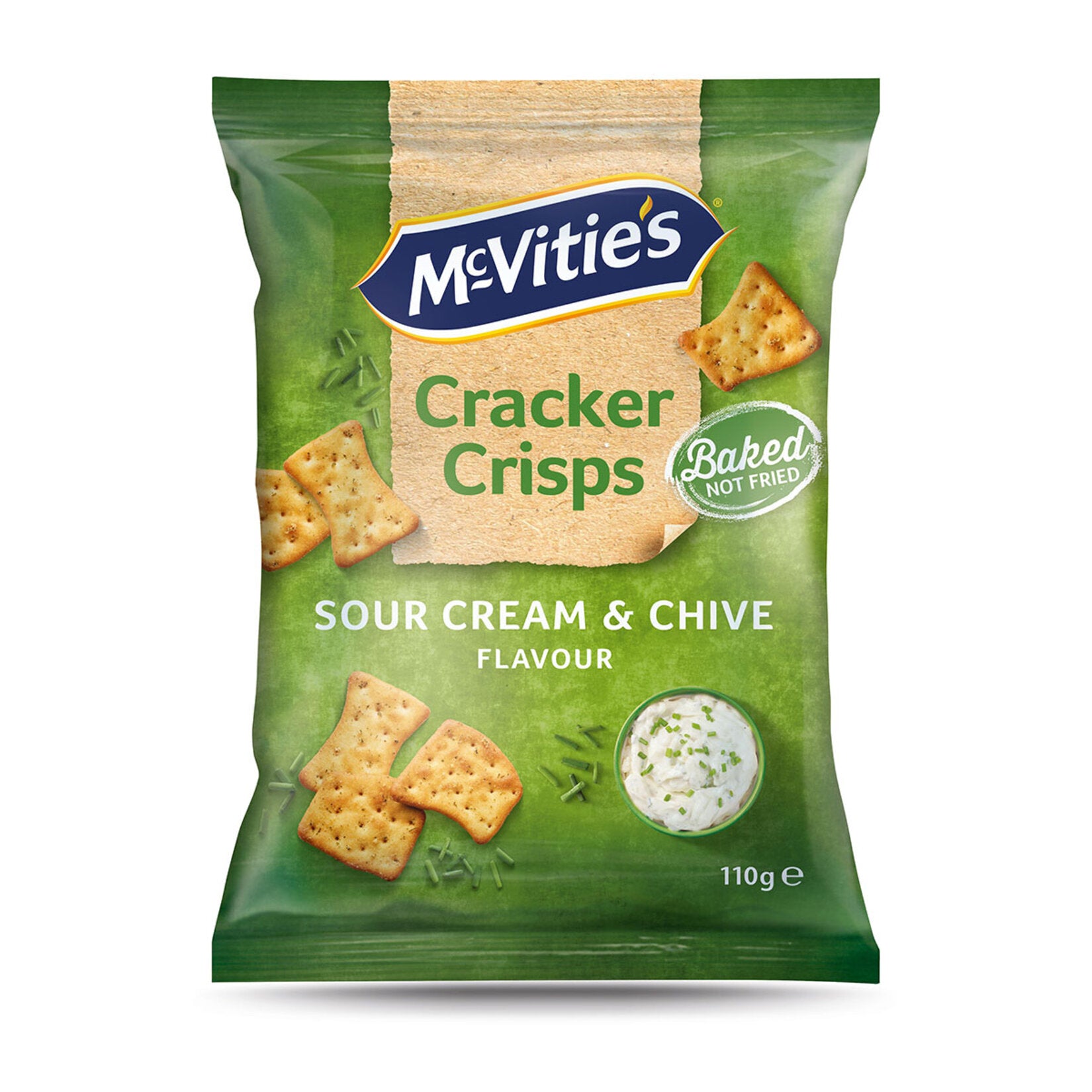 McVitie's Cracker Crisps Sour Cream & Chive bring the rich baking heritage of McVitie’s into the sav
