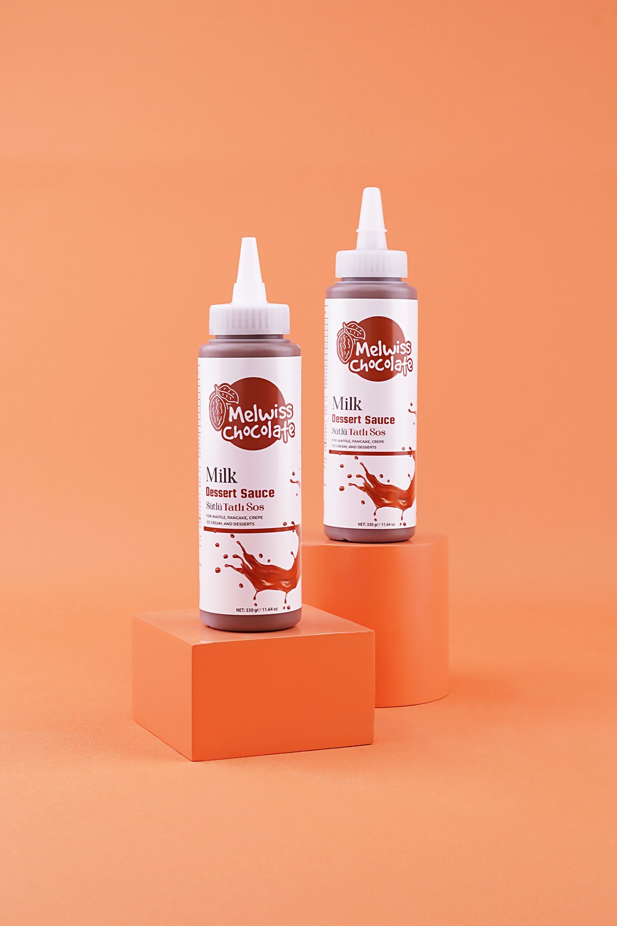 Meet your new favorite dessert topping: Melwiss Chocolate Sutlu Sweet Sauce.