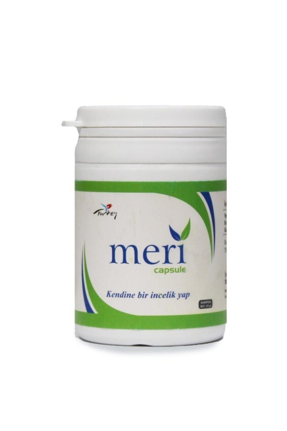 Meri Detox Detox Capsules are a botanical capsule blend made with well-known plant ingredients like green tea, guarana fruit, red pepper, and bitter orange (turunc).