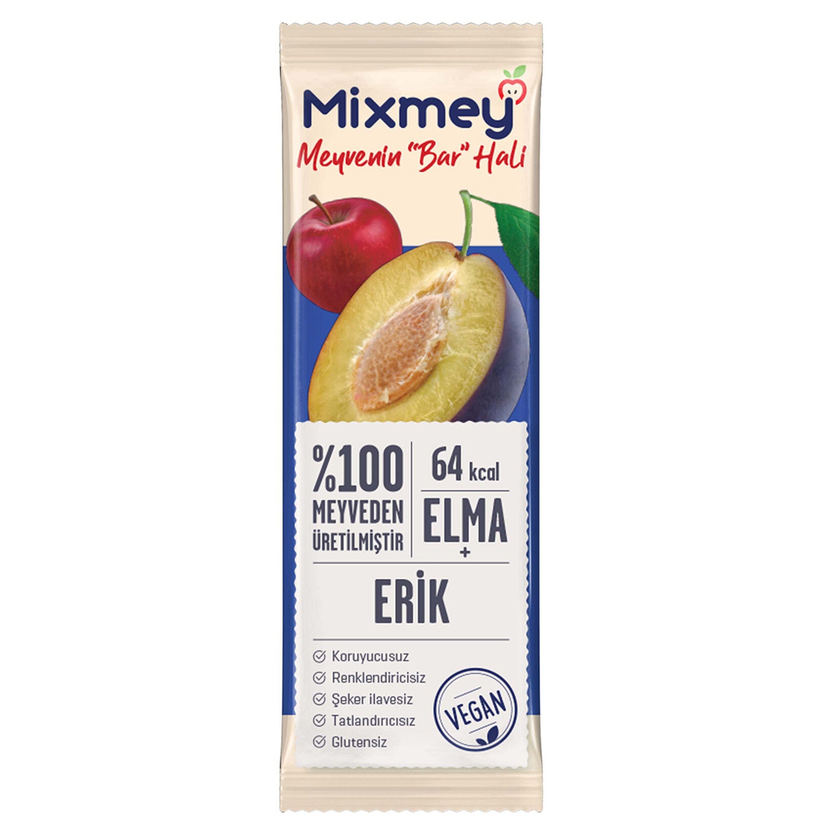Enjoy a naturally sweet and satisfying snack with the Mixmey Plum Fruit Bar.