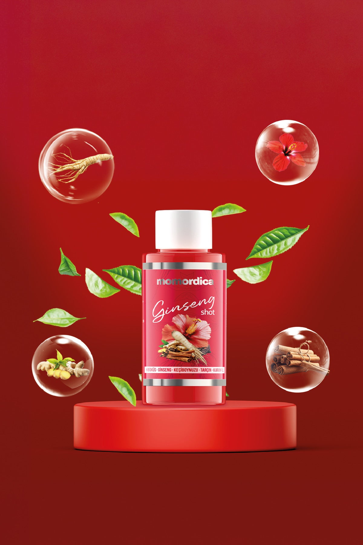 MOMORDICA Ginseng Superfood Shot is a convenient liquid supplement formulated with a blend of botanical extracts, amino acids, and plant-based superfoods.