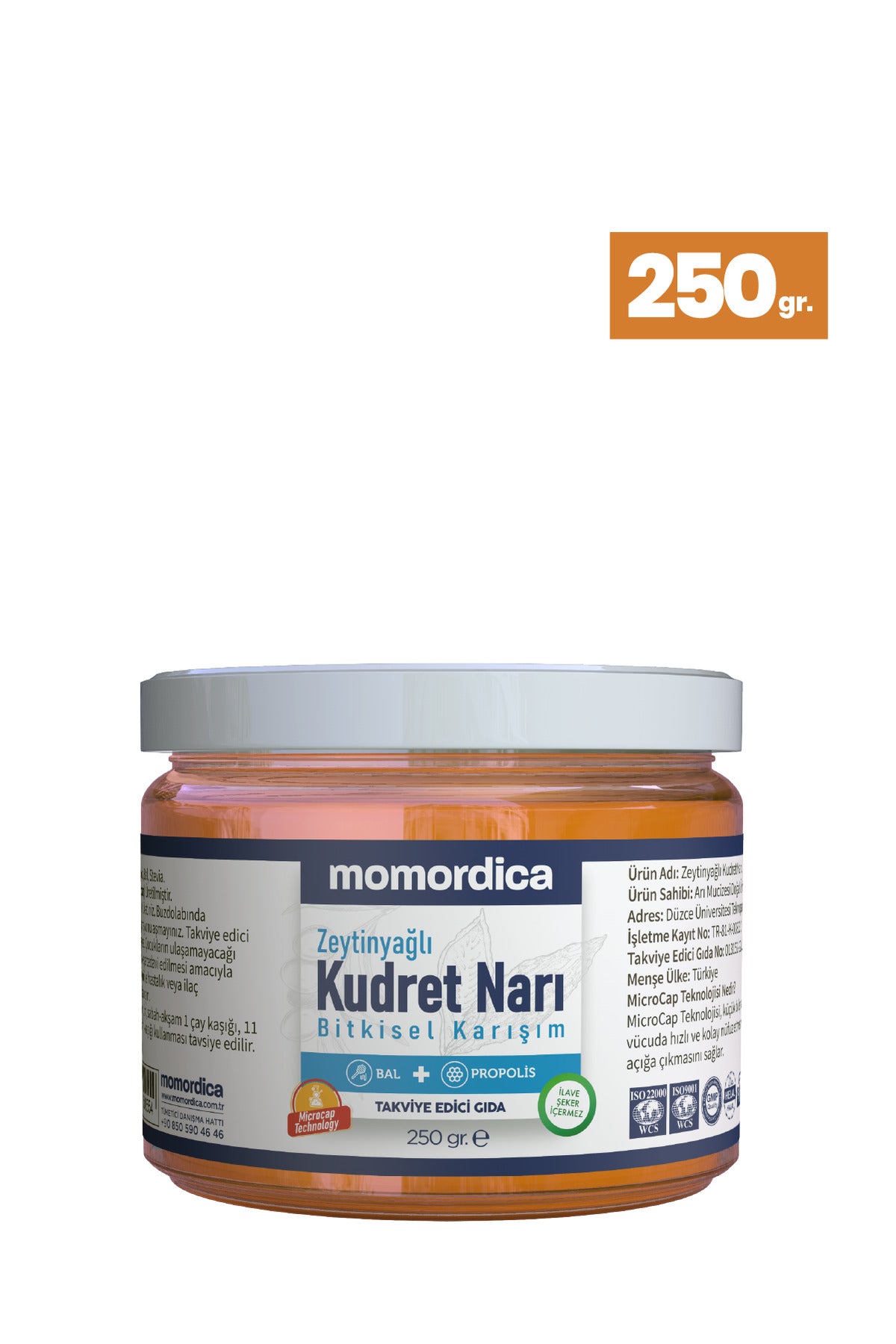 MOMORDICA Zeytinyagli Kudret Nari with Propolis and Honey is a traditional herbal blend inspired by centuries-old use of bitter melon (kudret nari) in Türkiye.