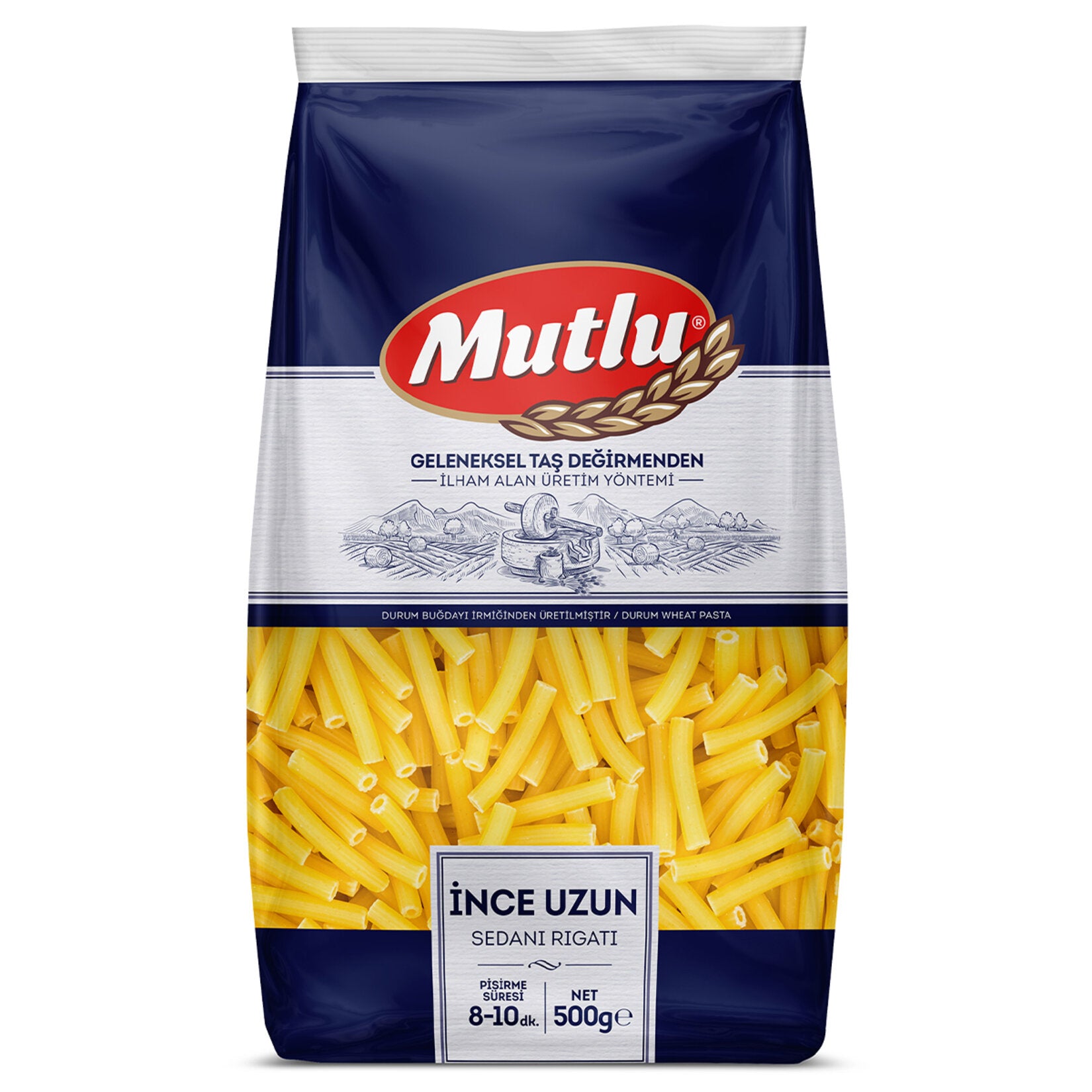 Bring the taste of traditional Turkish cuisine to your table with Mutlu Long Thin Pasta.