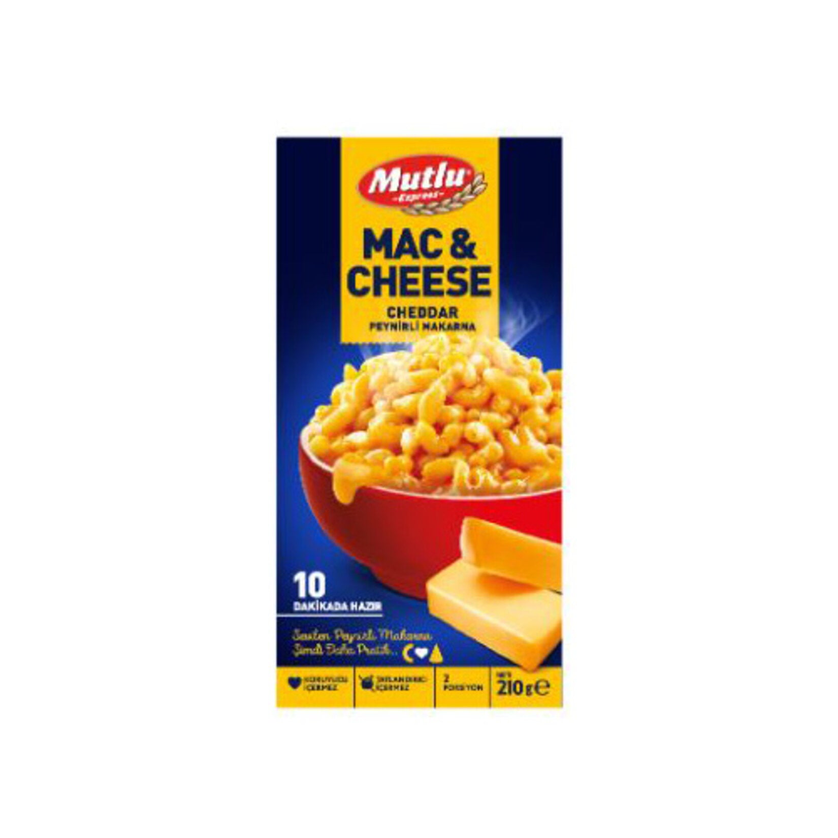 Mutlu Mac and Cheese Pasta brings the beloved comfort of creamy, cheesy pasta straight from Türkiye to your kitchen.