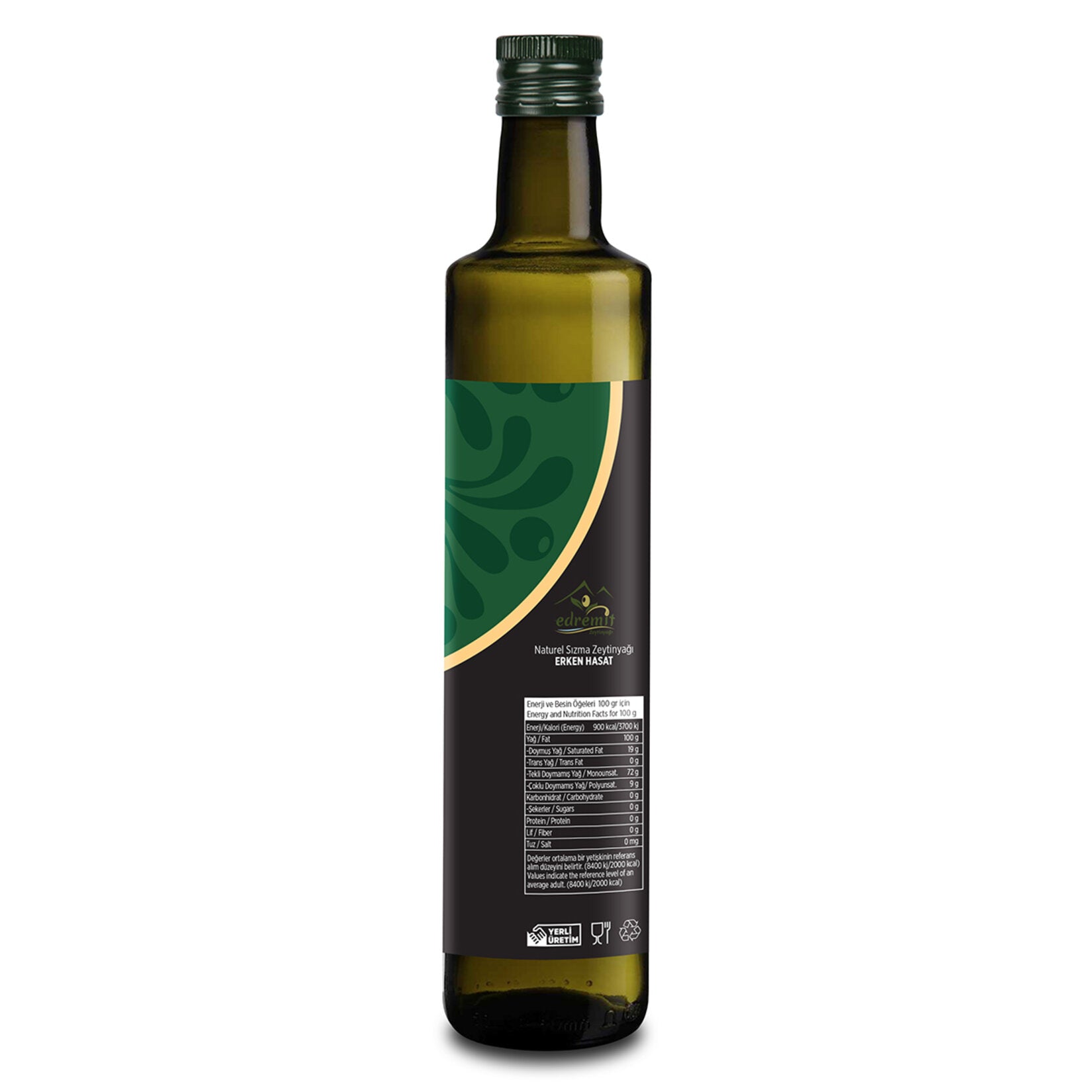 Experience the rich, smooth taste of Nermin Hanım Zeytinliği Early Harvest Cold Press Olive Oil, crafted with care in Türkiye.