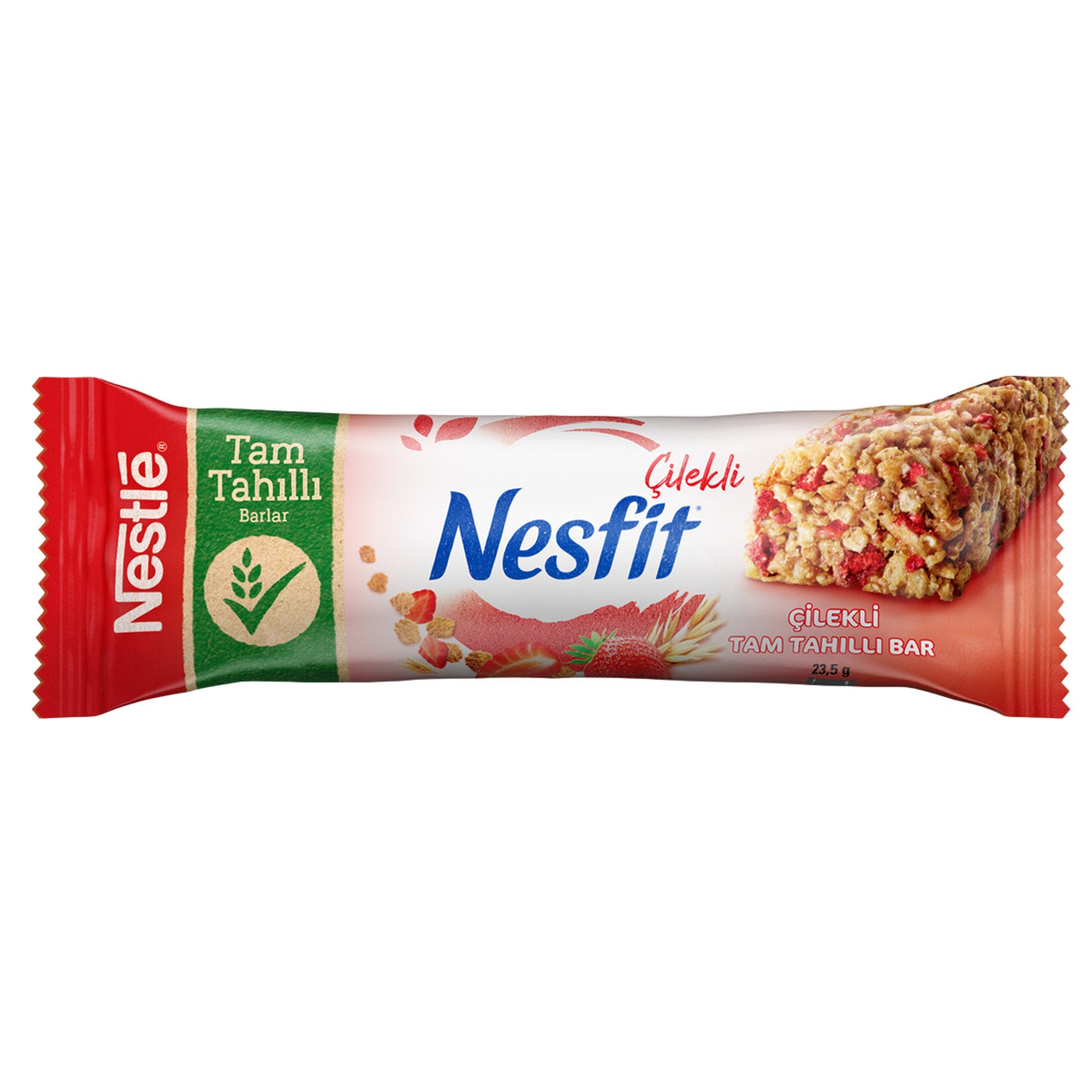 Looking for a light and satisfying snack that keeps you energized throughout the day? The Nesfit Strawberry Whole Grain Bar is the perfect choice.