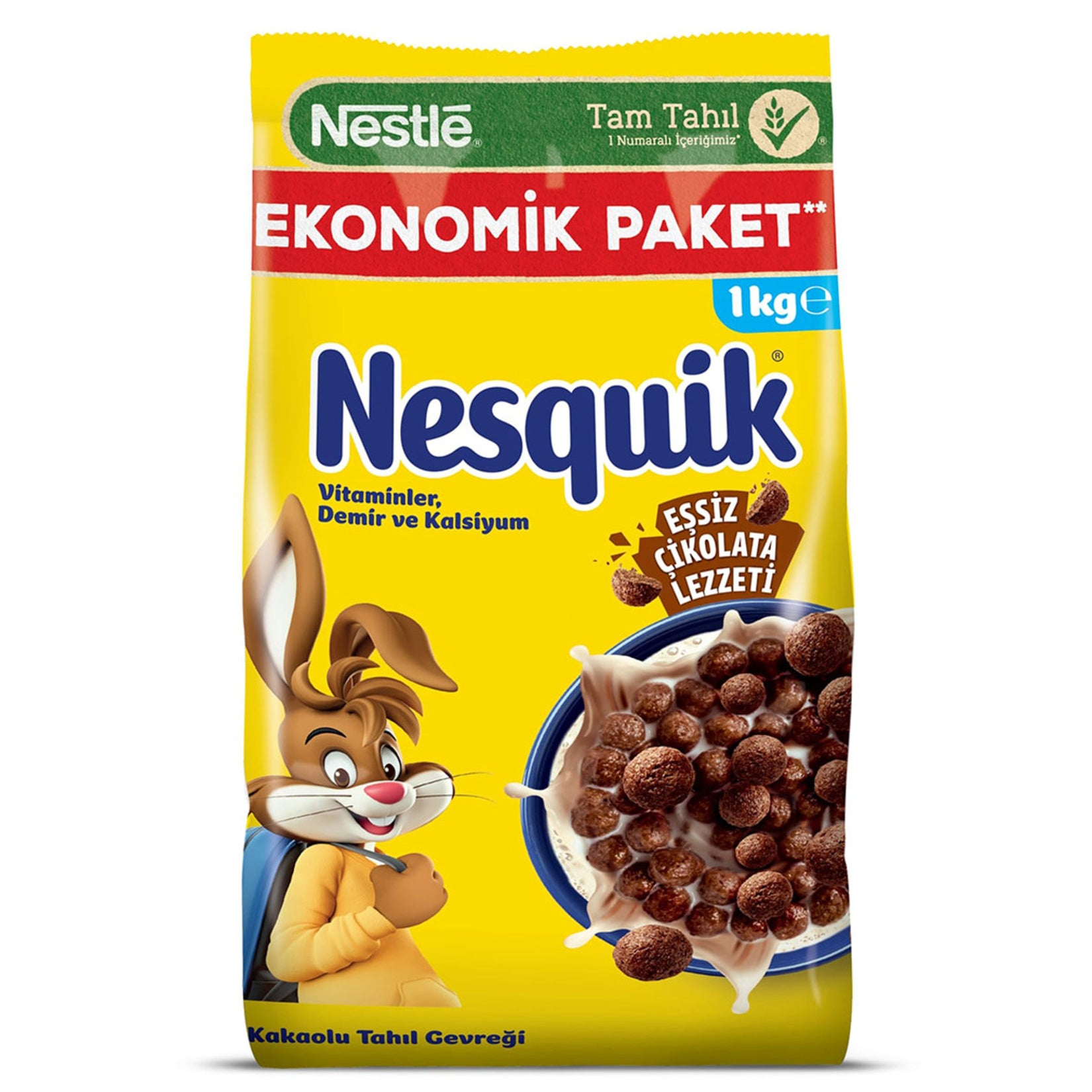 Start your morning with the rich cocoa taste of Nesquik Breakfast Cereal.