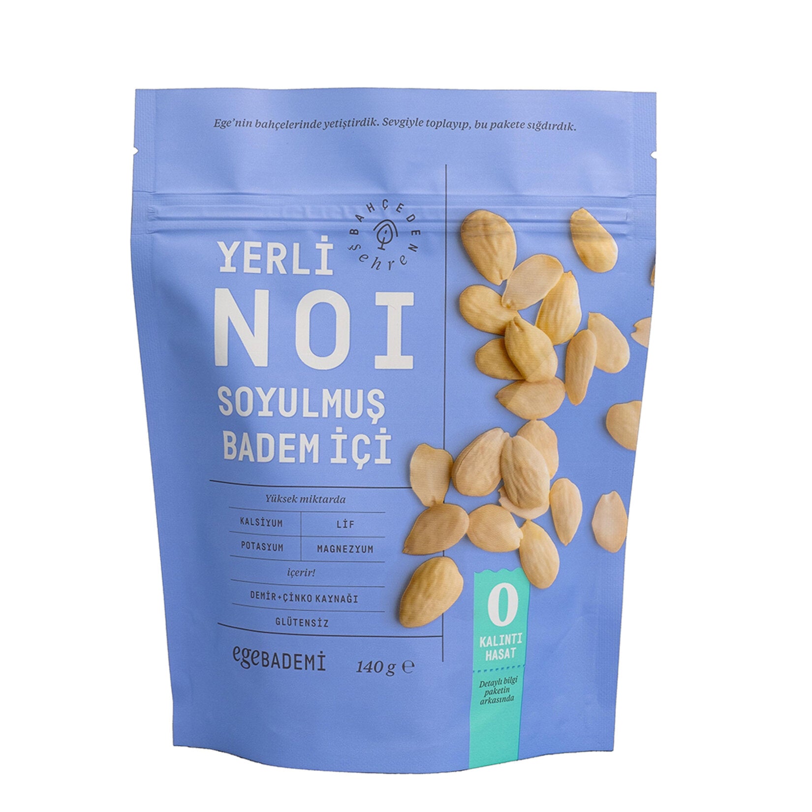 Noi Ege Almonds Blanched Raw bring the pure, natural flavor of Türkiye’s Aegean region straight to your pantry.