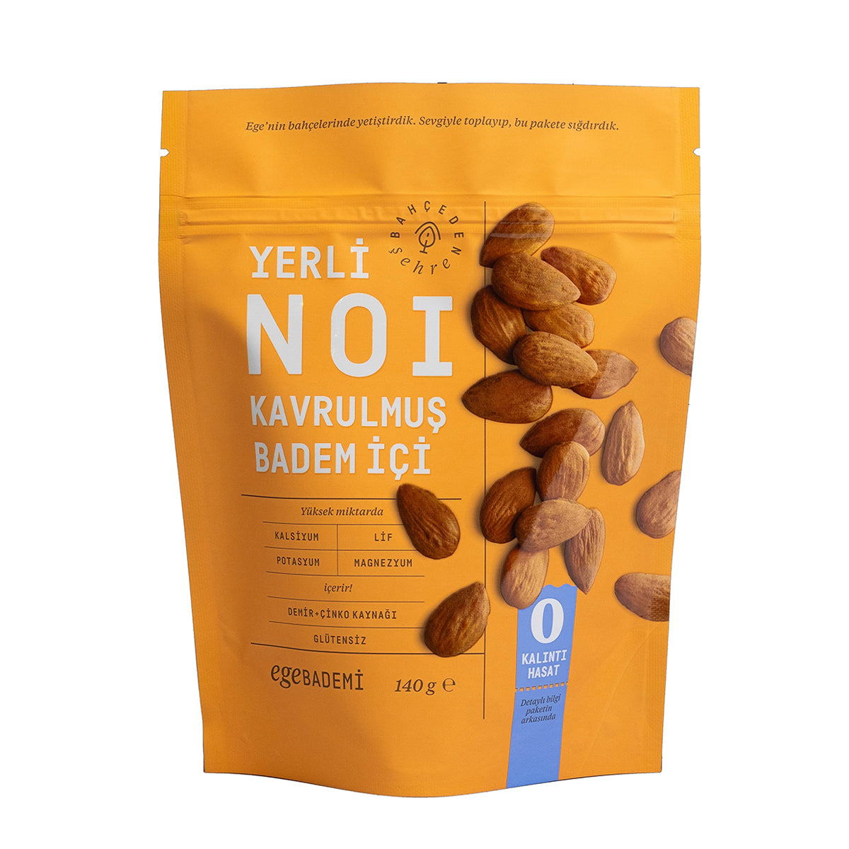Noi Ege Badami Unsalted Roasted Almonds bring you the pure, rich flavor of premium almonds sourced from the Aegean region of Türkiye.