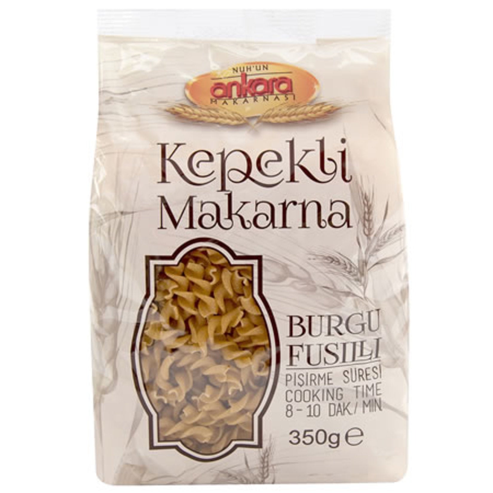 Nuhun Ankara Whole Wheat Fusilli brings the wholesome taste of Türkiye’s premium durum wheat to your table.