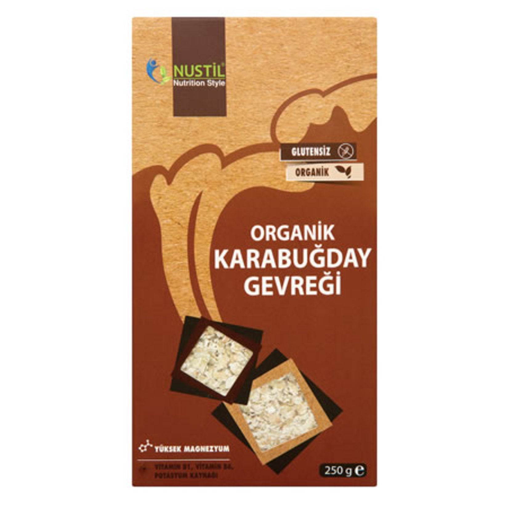 Start your morning with Nustil Organic Gluten Free Buckwheat Cereal, made from 100% organic buckwheat flakes.