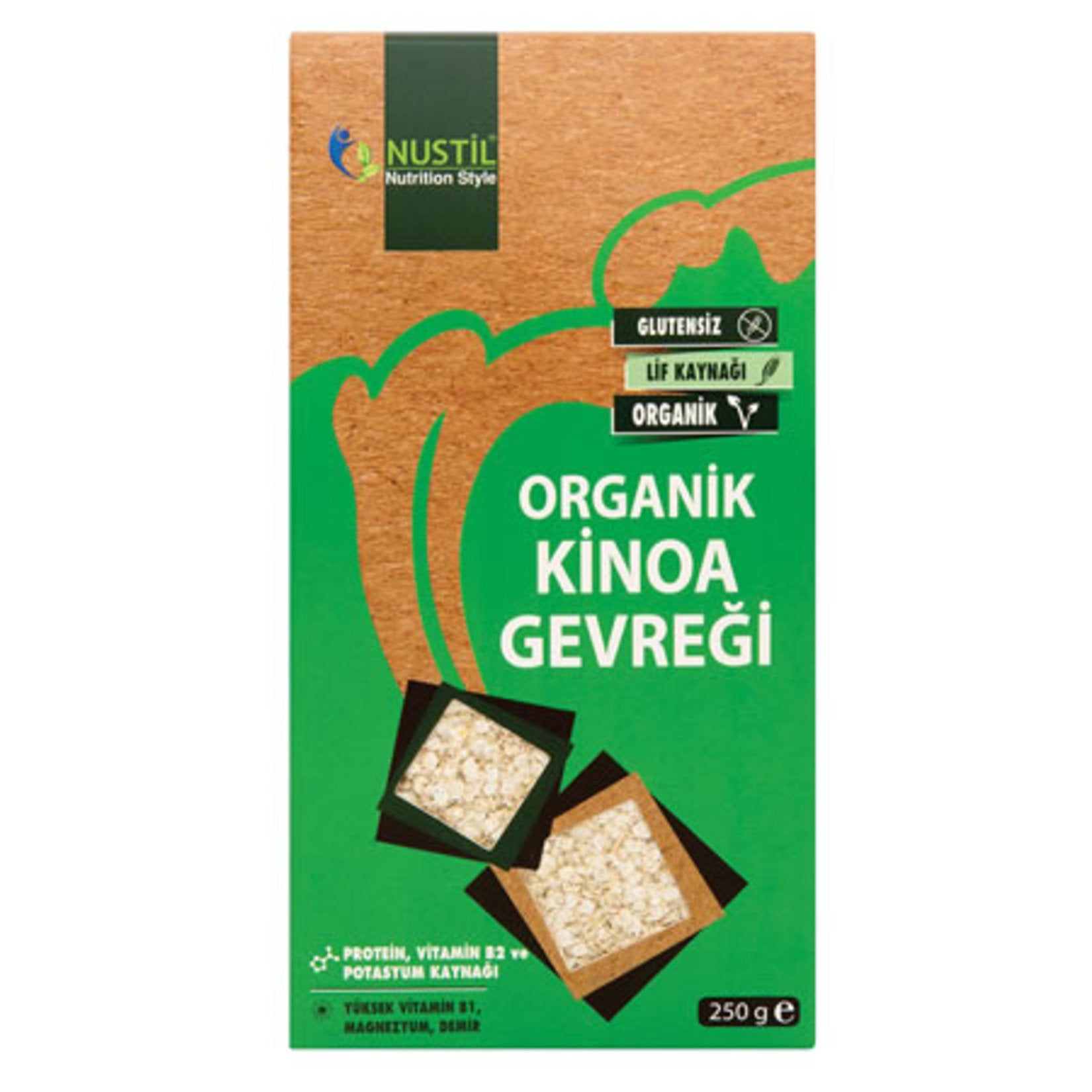 Nustil Organic Gluten Free Quinoa Flakes bring clean, plant-based nutrition to your breakfast table.