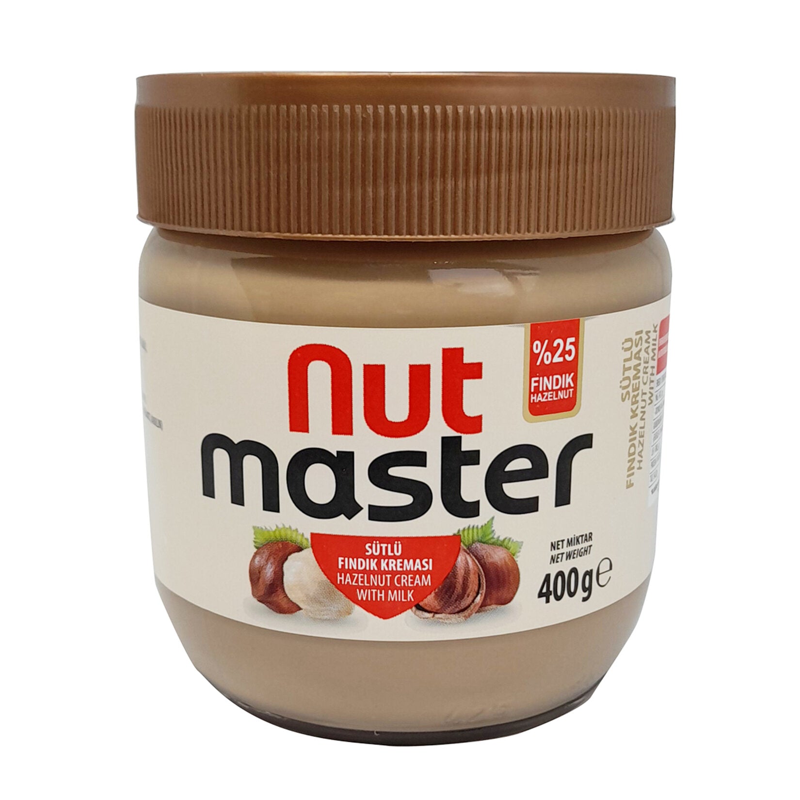 Nut Master Milk Hazelnut Spread brings the rich taste of roasted hazelnuts together with smooth milk cream for a deliciously balanced breakfast treat.