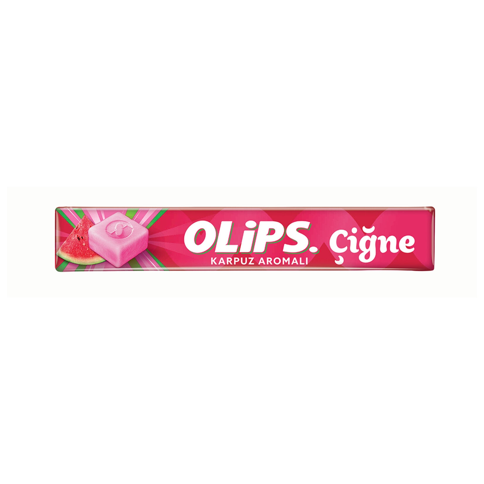 Olips Chewy Watermelon Candy brings a burst of fruity flavor in every bite.