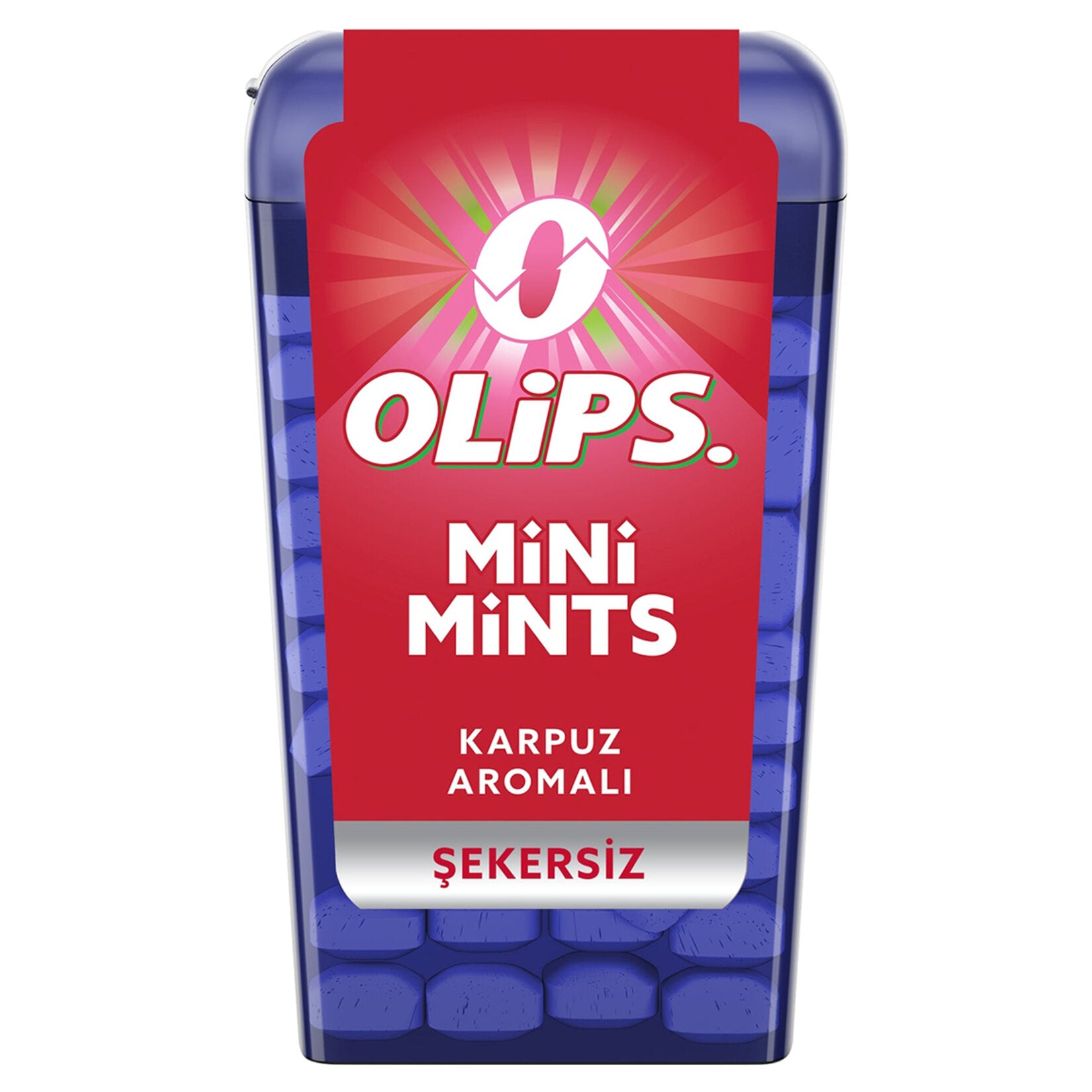 Enjoy a refreshing burst of fruity flavor with Olips Mini Mints Watermelon Flavor.