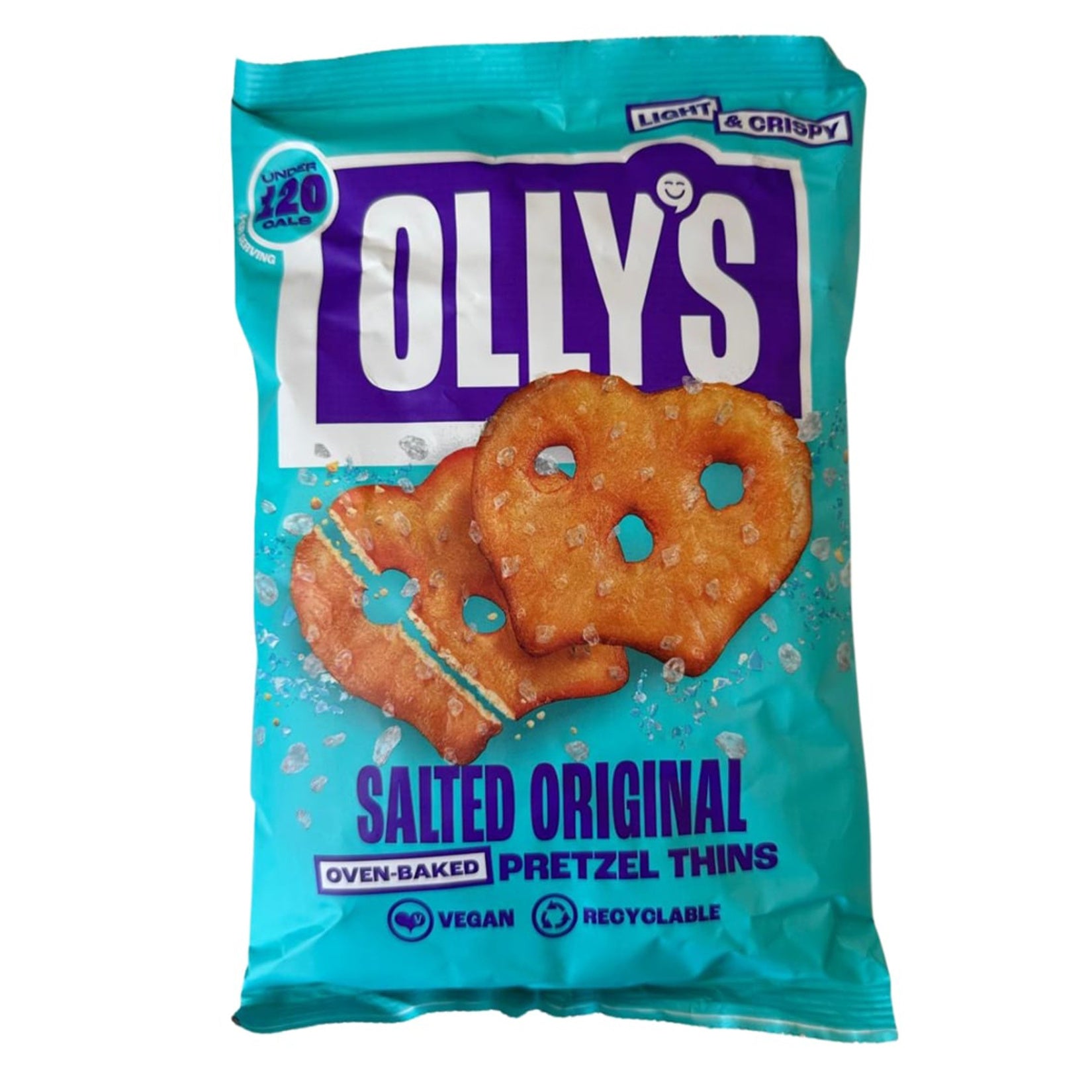 Enjoy the simple pleasure of Olly's Salted Crackers, a crispy and lightly salted snack made for everyday cravings.