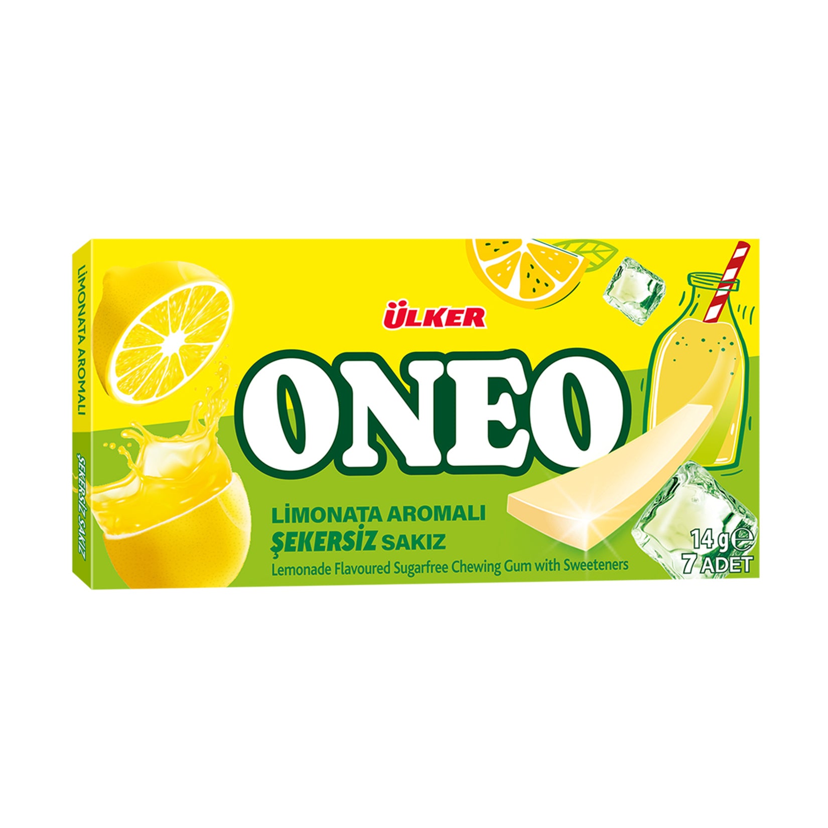 Experience a refreshing burst of citrus with Oneo Slims Lemonade Flavored Gum. This slim, pocket-fri